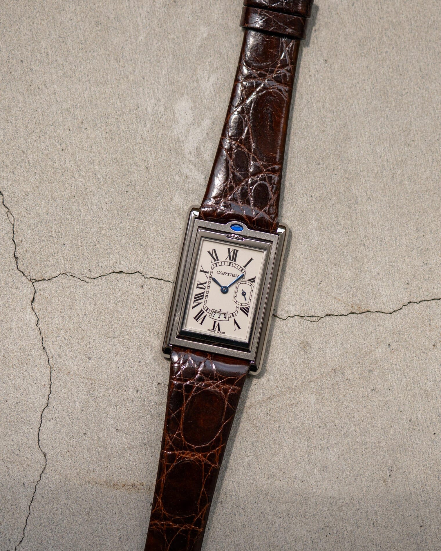 Cartier タンク バスキュラント XL 2522 保証書付き コンプリートサービス済み Watch CARTIER