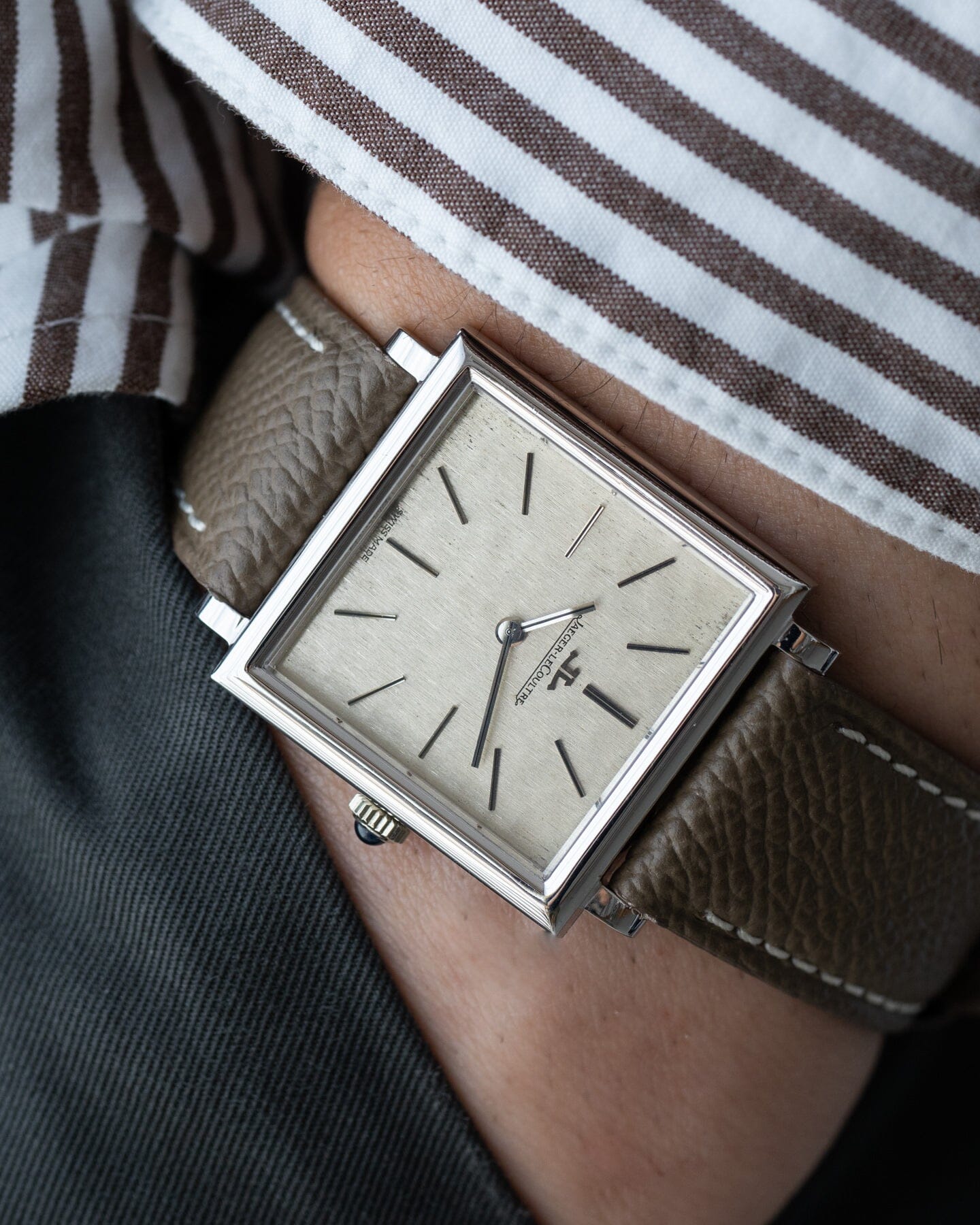 Jaeger-LeCoultre スクエア 4442 WG スノーフレークダイアル Watch Jaeger-LeCoultre