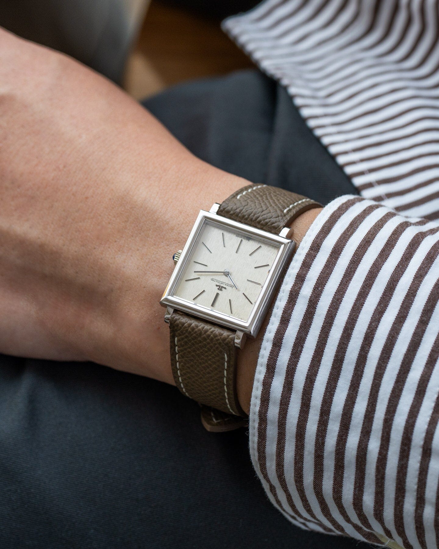 Jaeger-LeCoultre スクエア 4442 WG スノーフレークダイアル Watch Jaeger-LeCoultre
