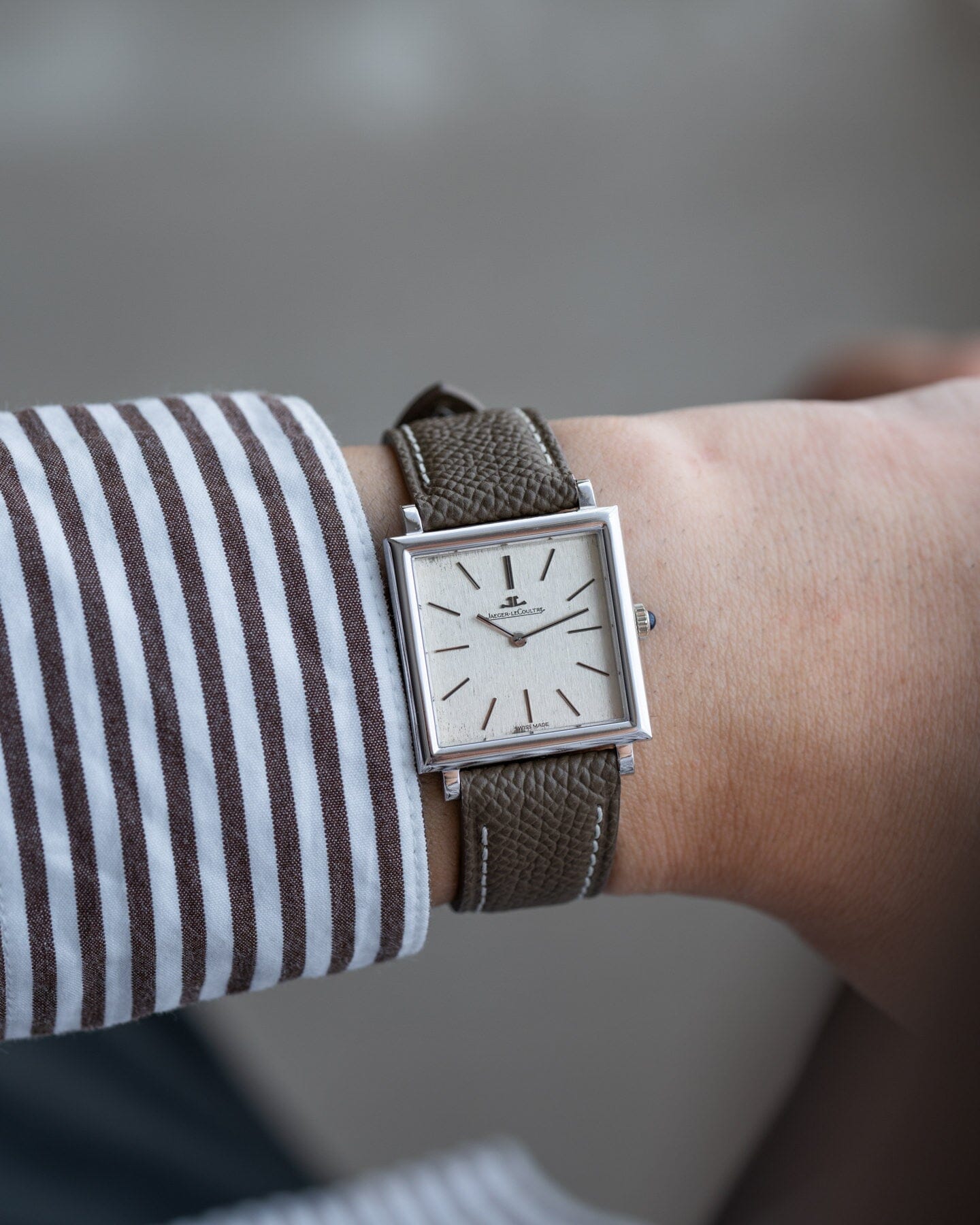 Jaeger-LeCoultre スクエア 4442 WG スノーフレークダイアル Watch Jaeger-LeCoultre
