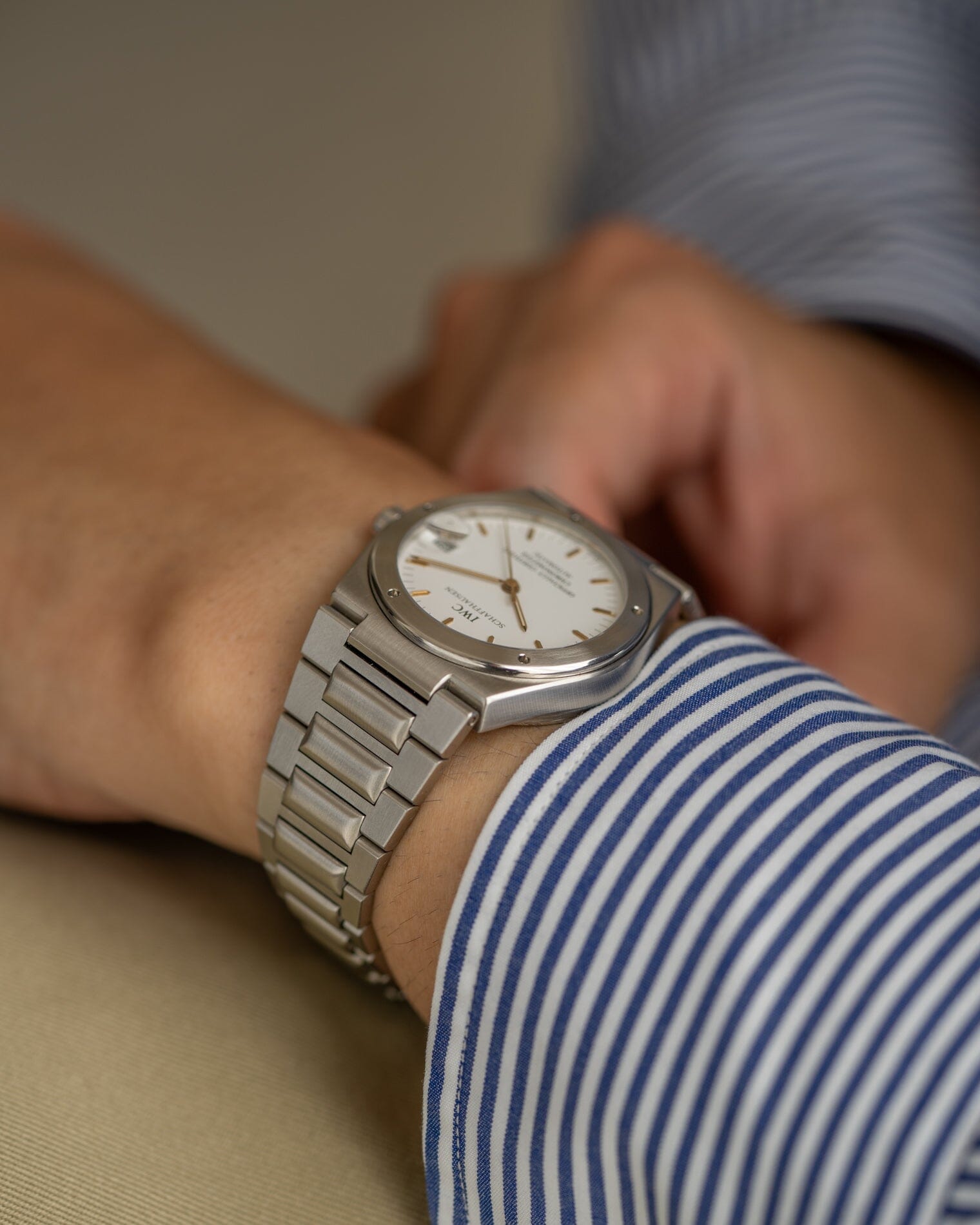 IWC インヂュニア 3521 ホワイト Watch IWC