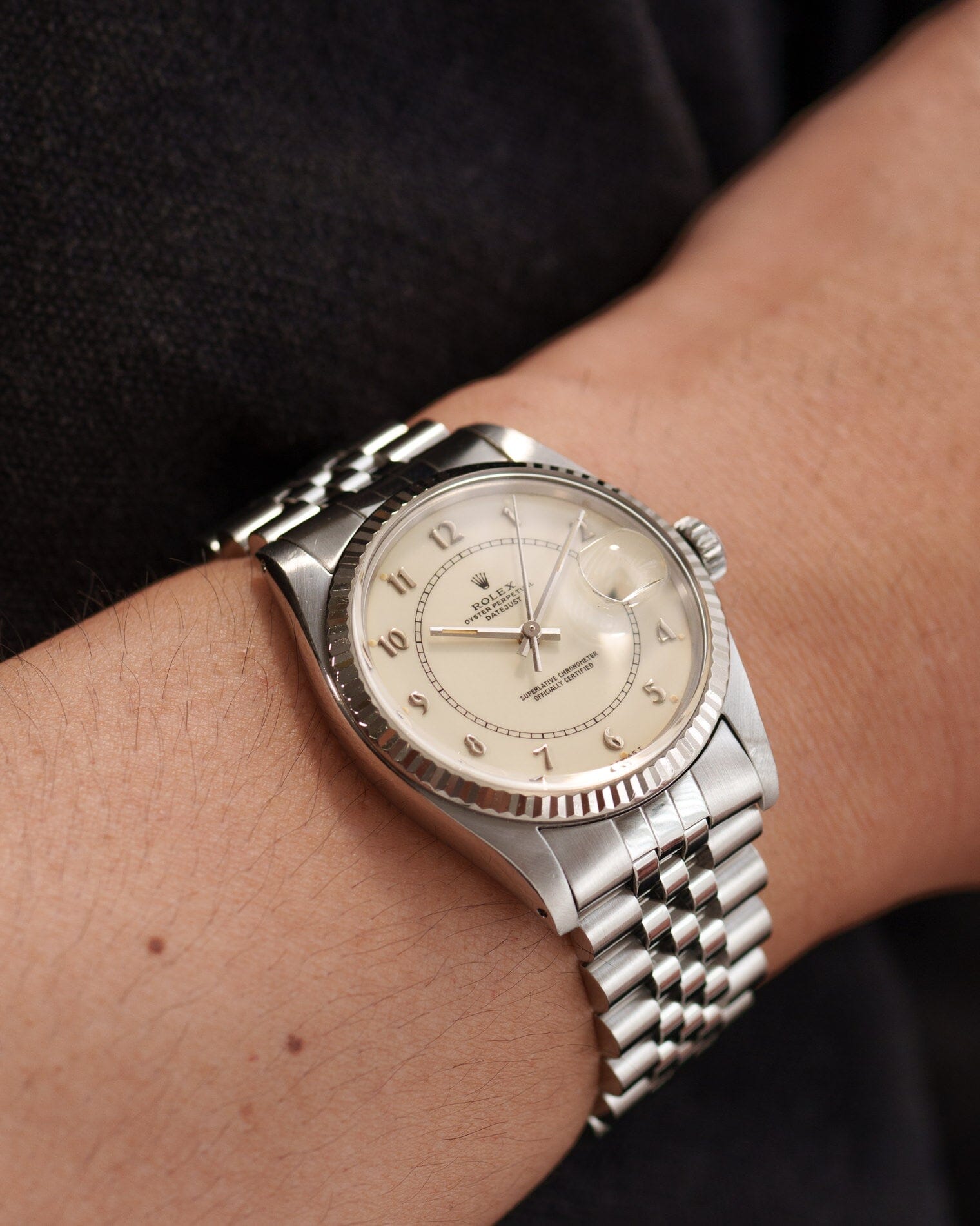 Rolex デイトジャスト 16014 クリームボイラーゲージ Watch ROLEX