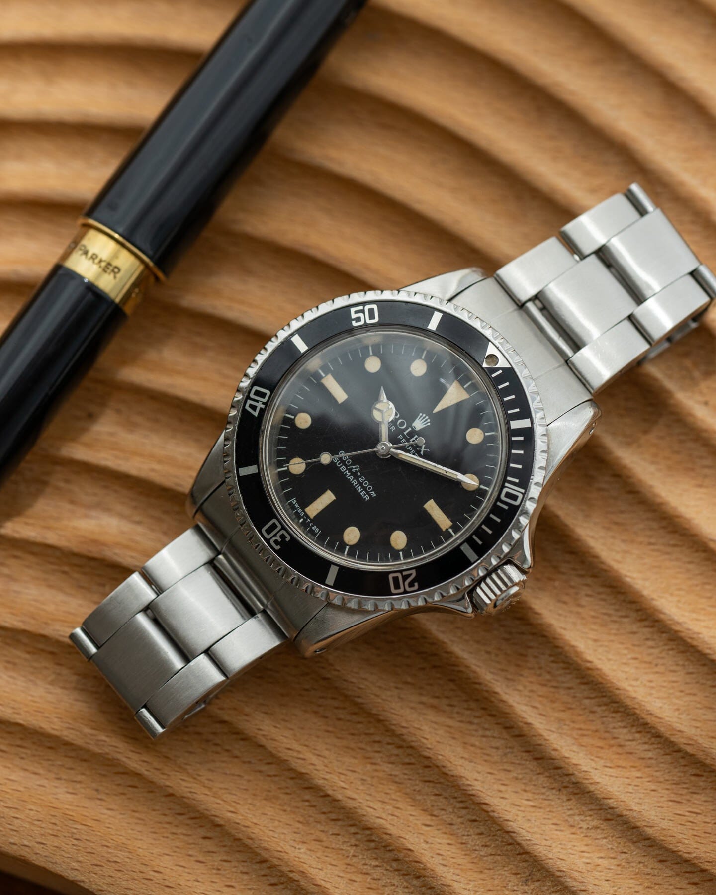 Rolex Submariner 5513 Feet First "Serif Dial" Watch ROLEX