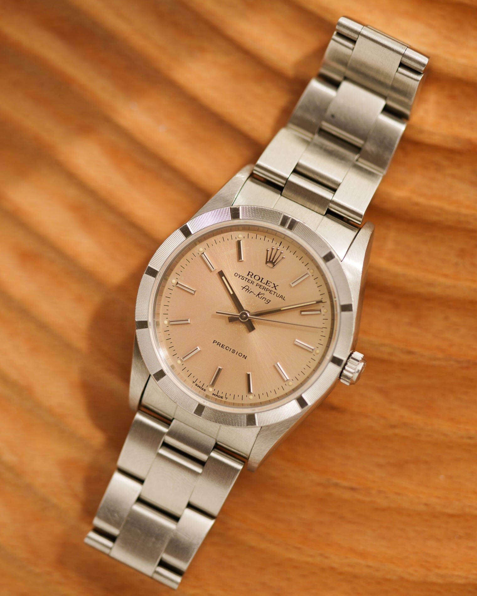 ロレックス エアキング 14010 シルバーパティナダイアル Watch ROLEX