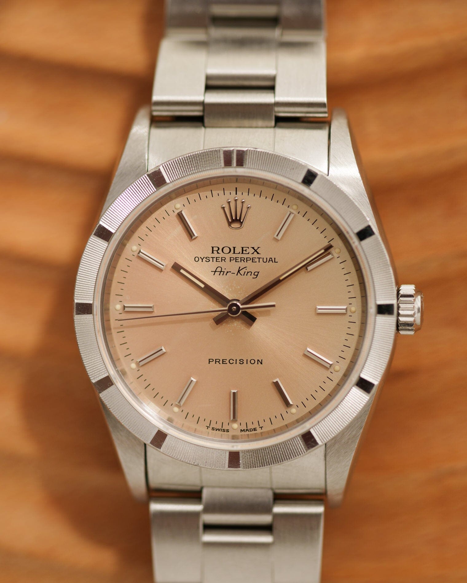 ロレックス エアキング 14010 シルバーパティナダイアル Watch ROLEX
