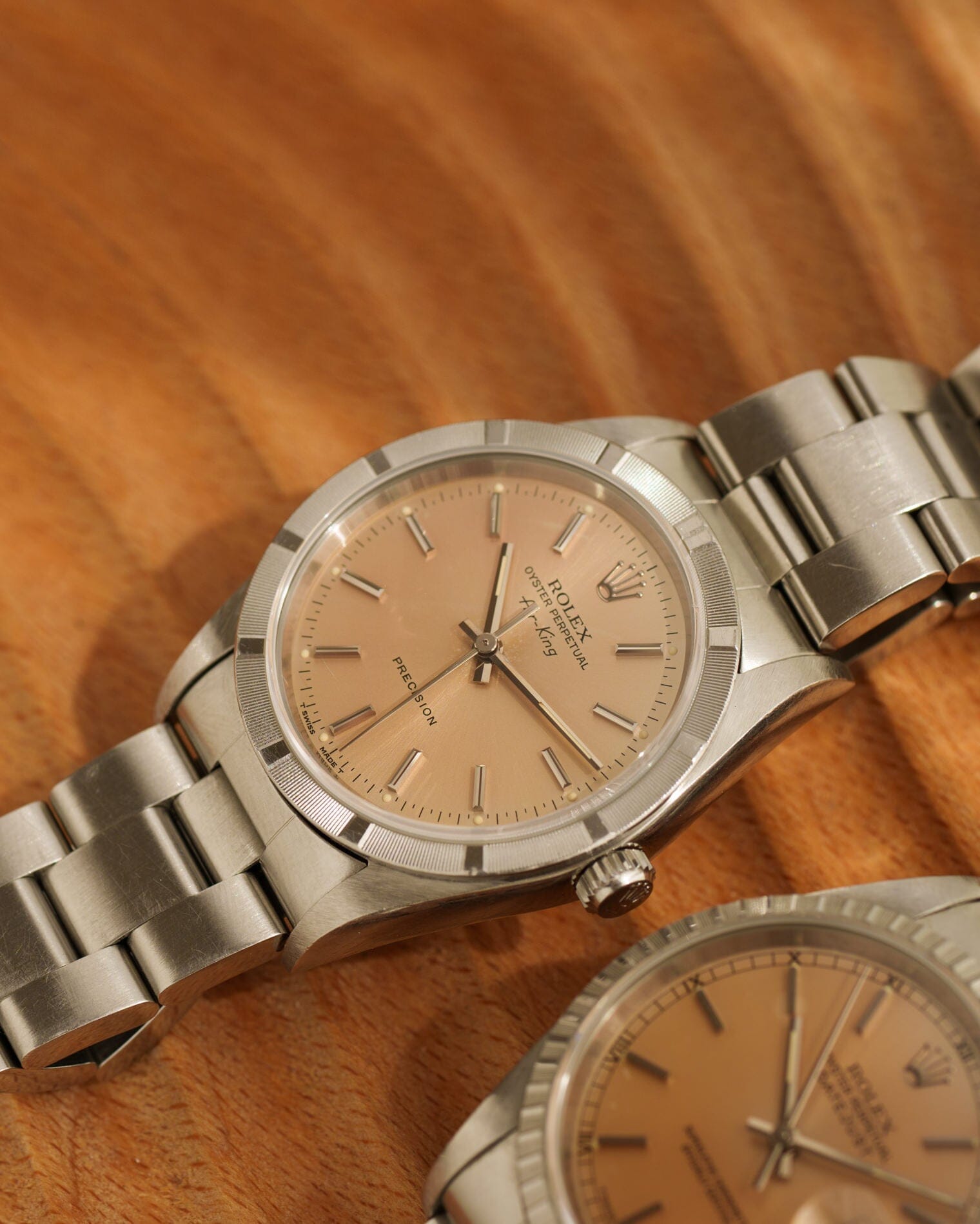 ロレックス エアキング 14010 シルバーパティナダイアル Watch ROLEX