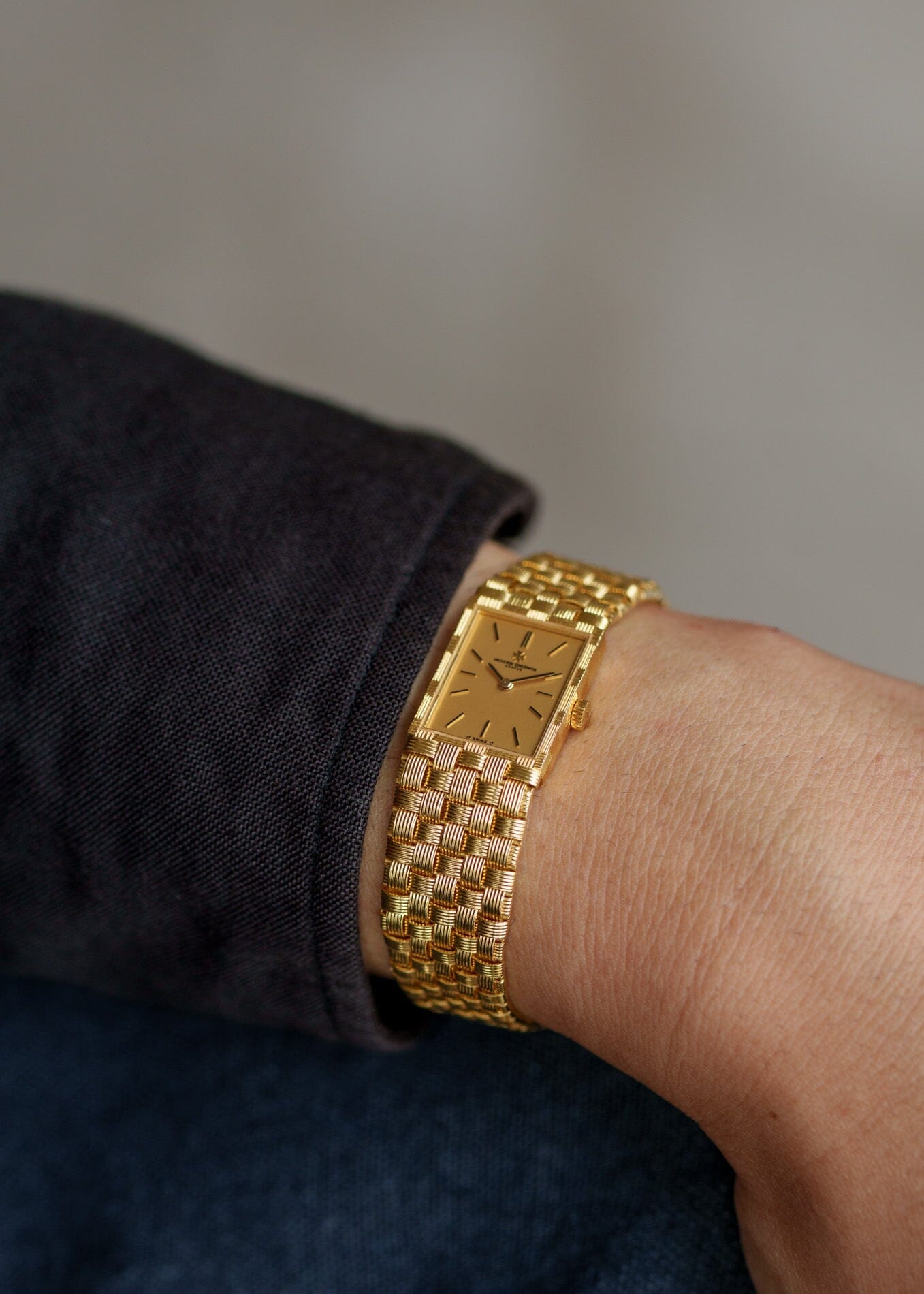 Vacheron Constantin メッシュドール YG シャンパンダイアル Watch VACHERON CONSTANTIN