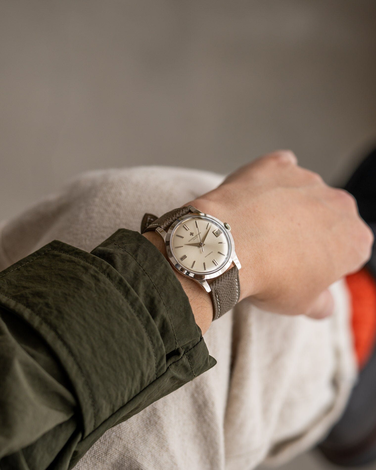 Vacheron Constantin ラウンド 6378Q WG シルバーダイアル Watch VACHERON CONSTANTIN