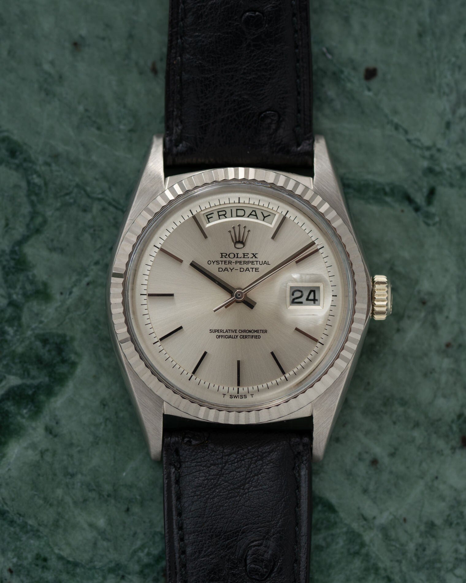 Rolex デイデイト 1803 WG シルバーダイアル Watch ROLEX