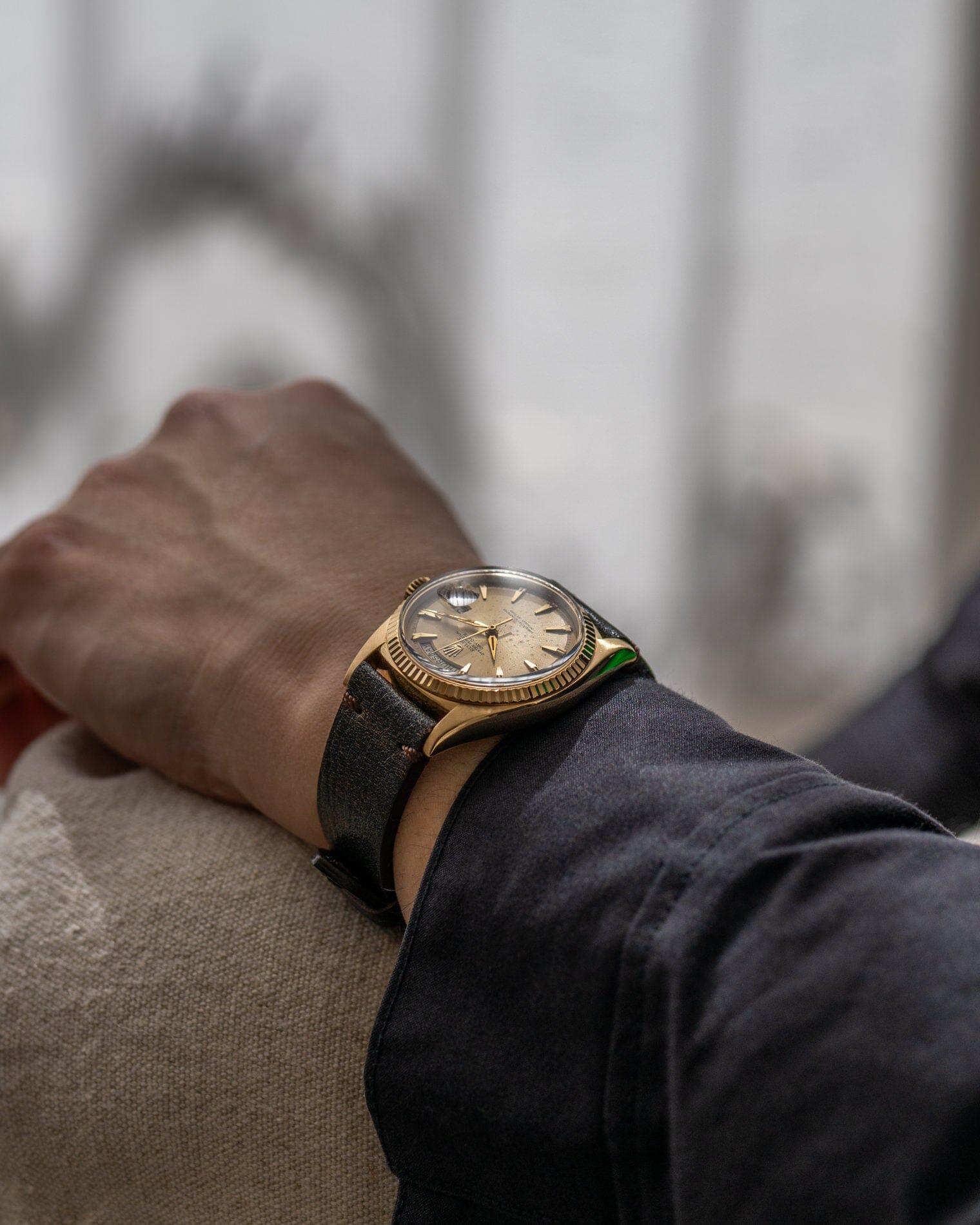 ROLEX デイデイト 1803 YG シャンパンダイアル Watch ROLEX