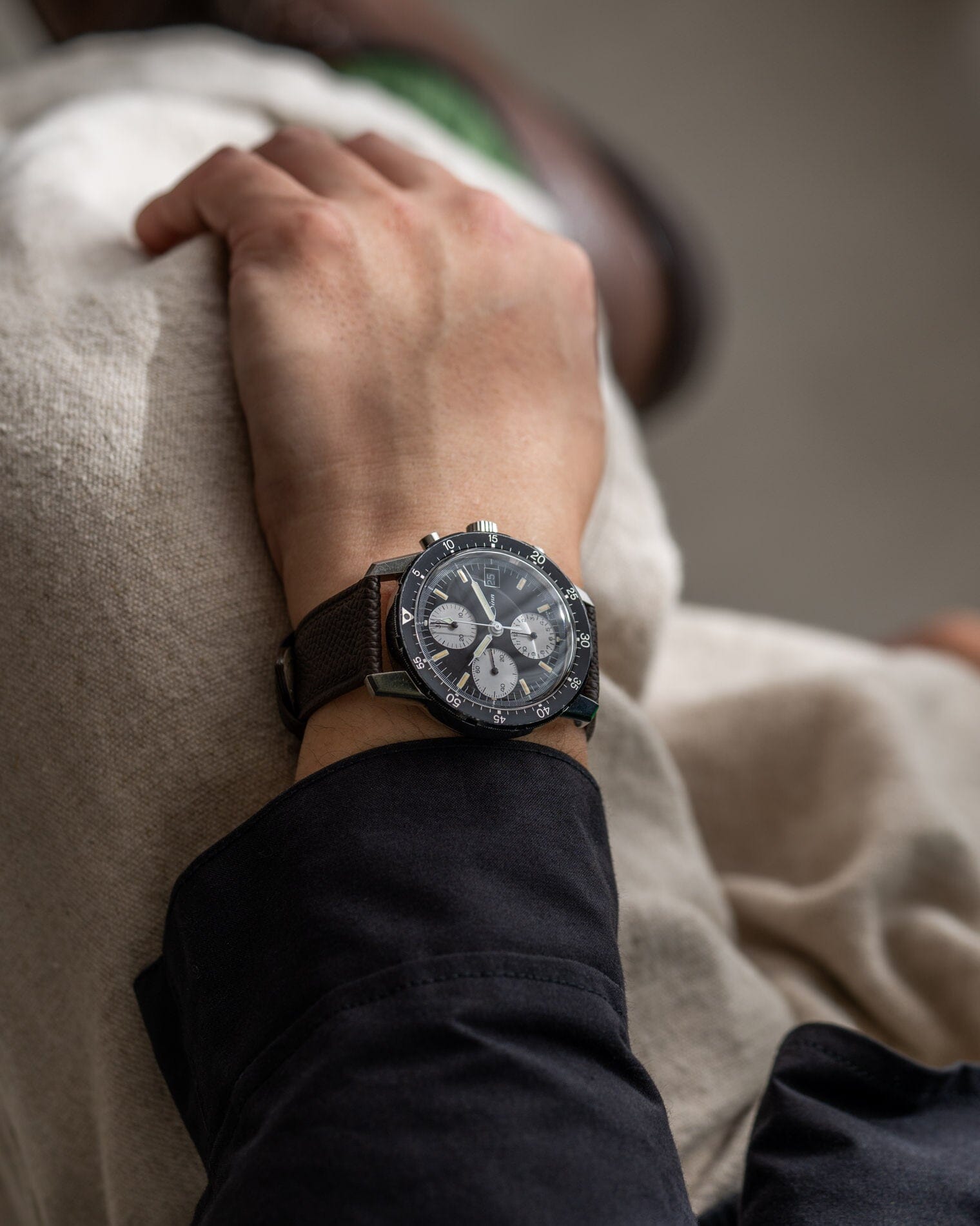 Sinn 103.A クロノグラフ 逆パンダ バルジュー7760 Watch SINN