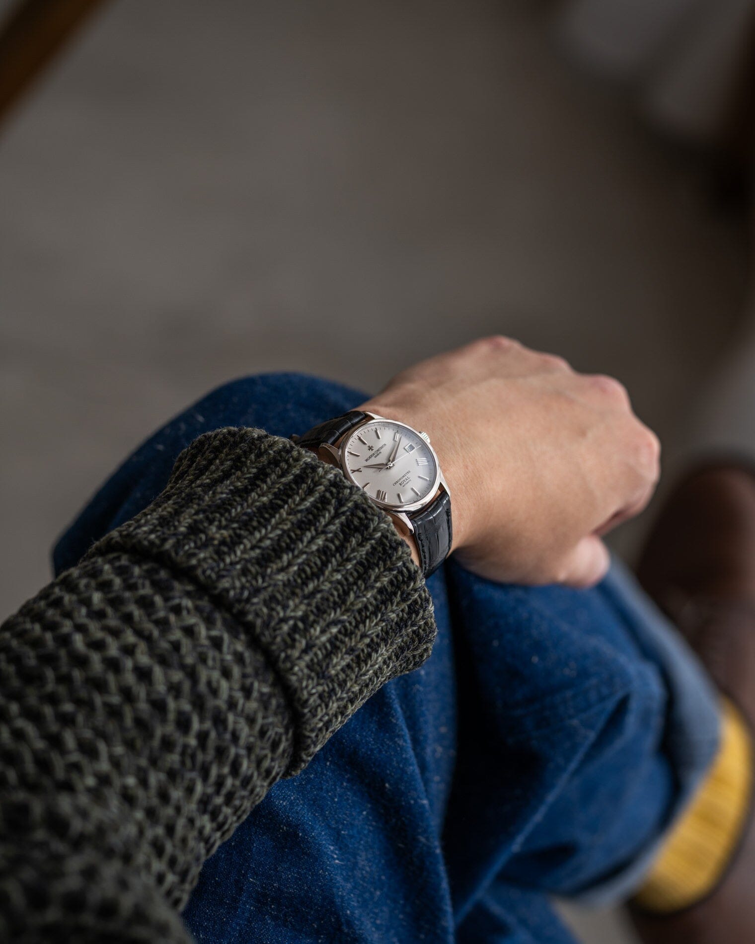 Vacheron Constantin クロノメーターロワイヤル 47022 WG アイボリー 箱保証書付き Watch VACHERON CONSTANTIN