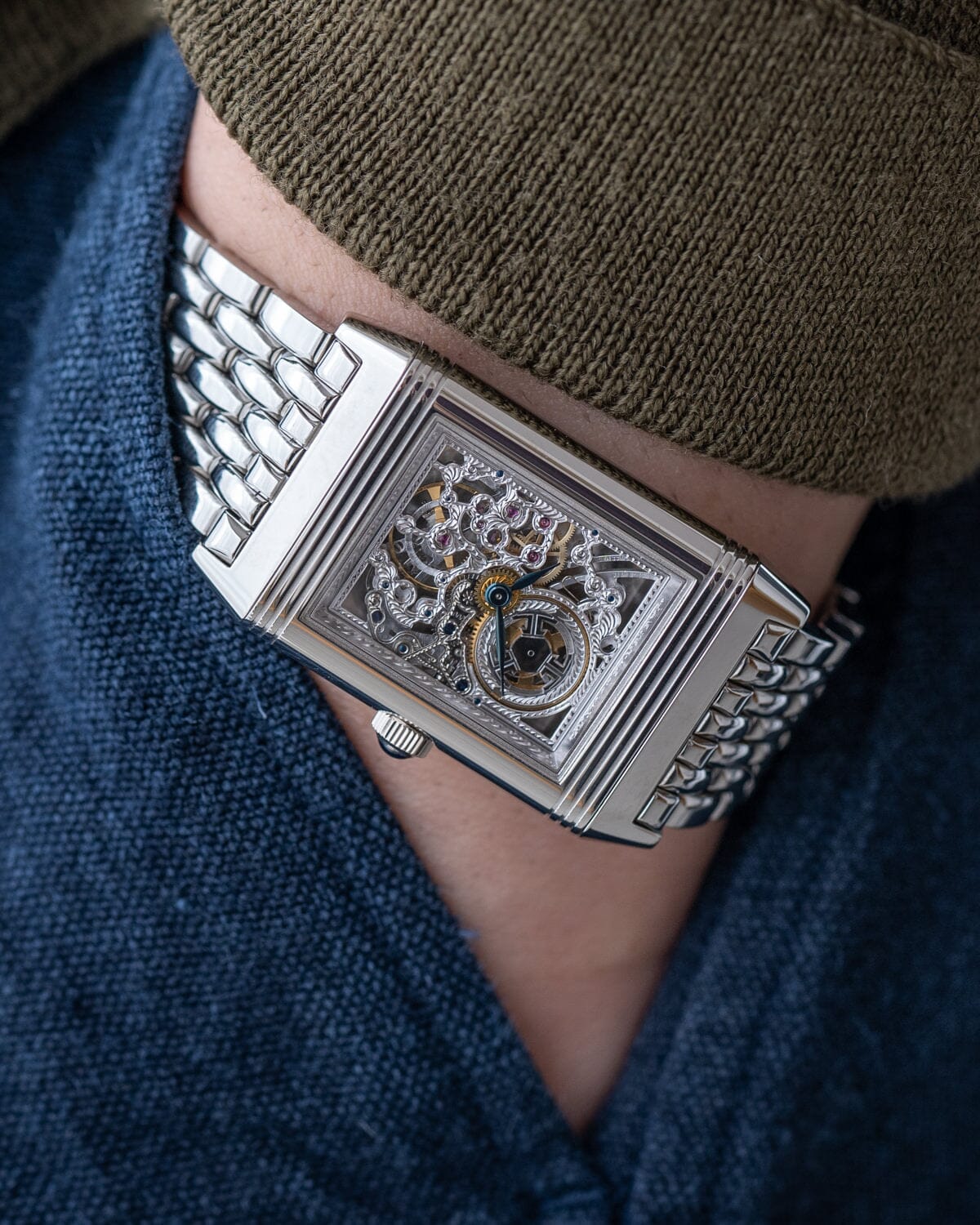 ジャガー・ルクルト レベルソ 270.6.49 プラチナNo.1 箱保証書付き Watch Jaeger-LeCoultre
