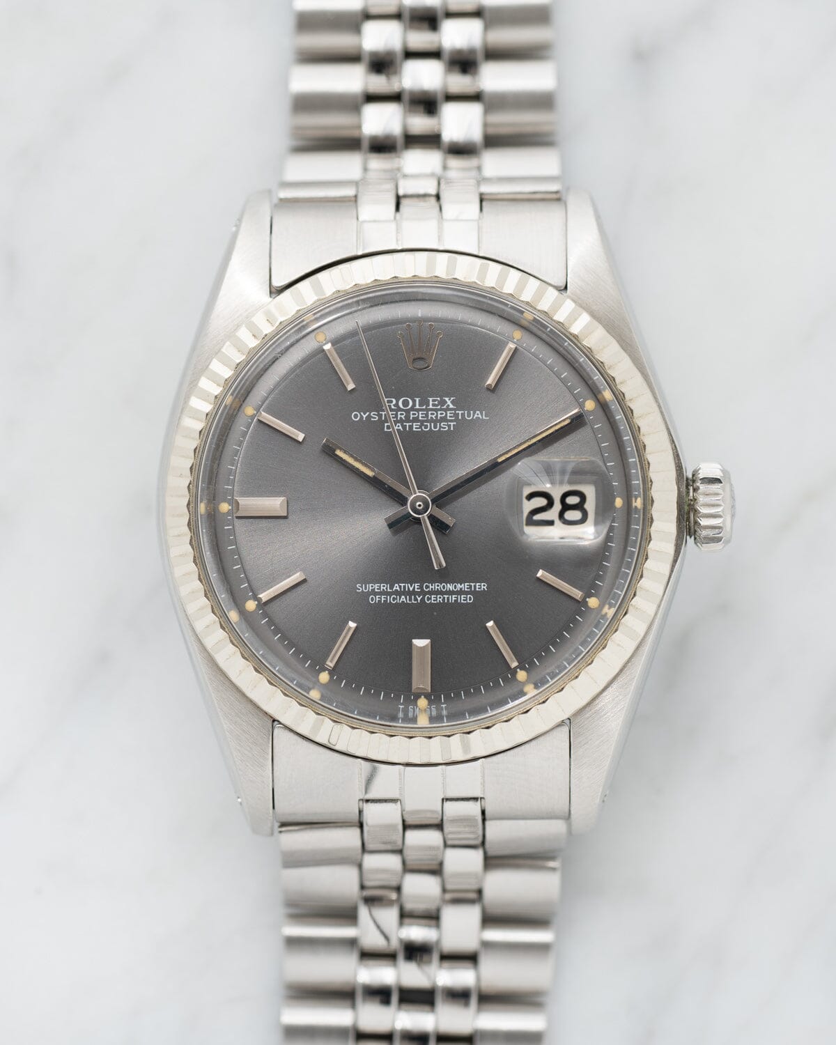 Rolex Datejust 1601 Grey Dial Watch ROLEX