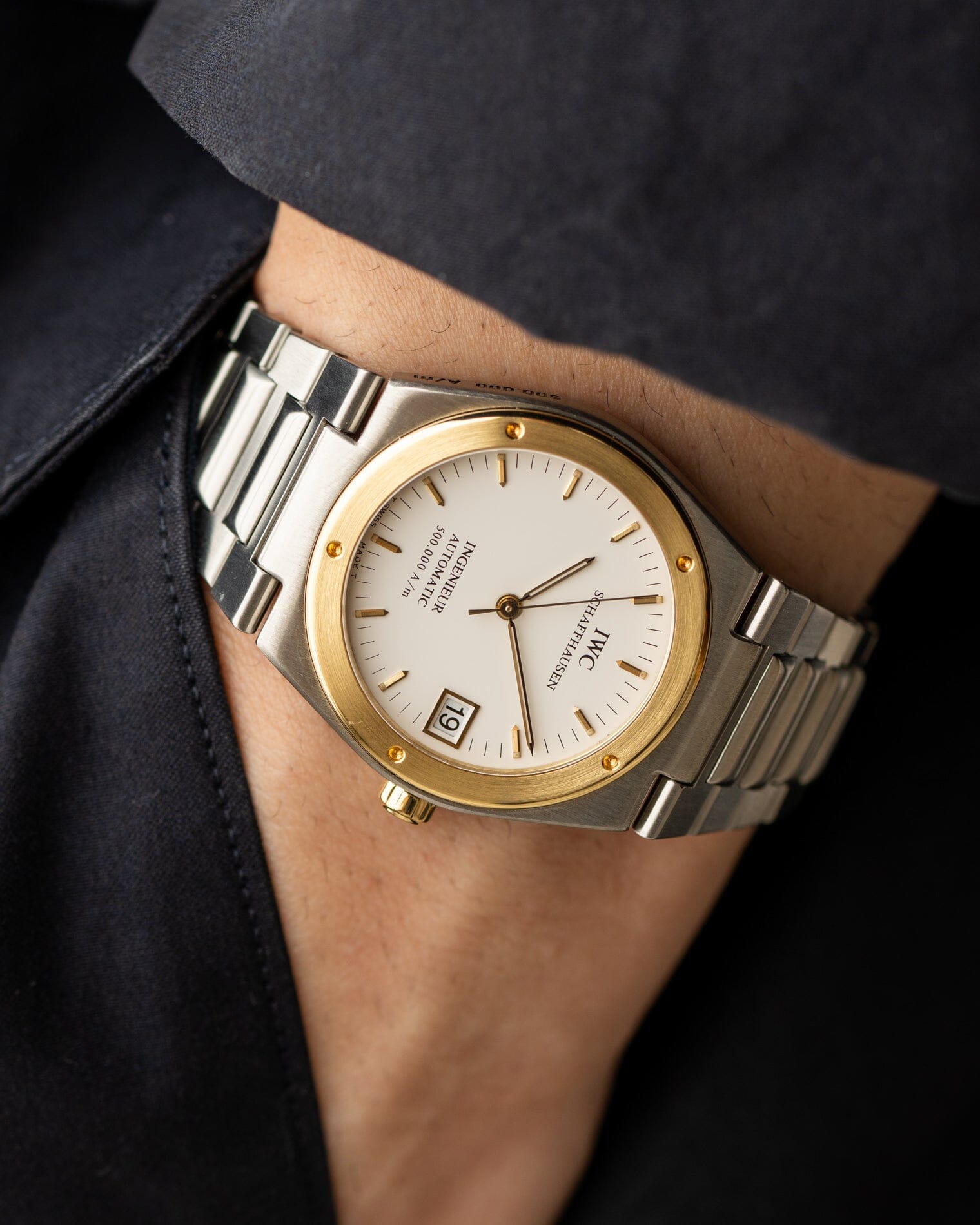 IWC Ingenieur 3508 500,000A/m コンビ ホワイト Watch IWC