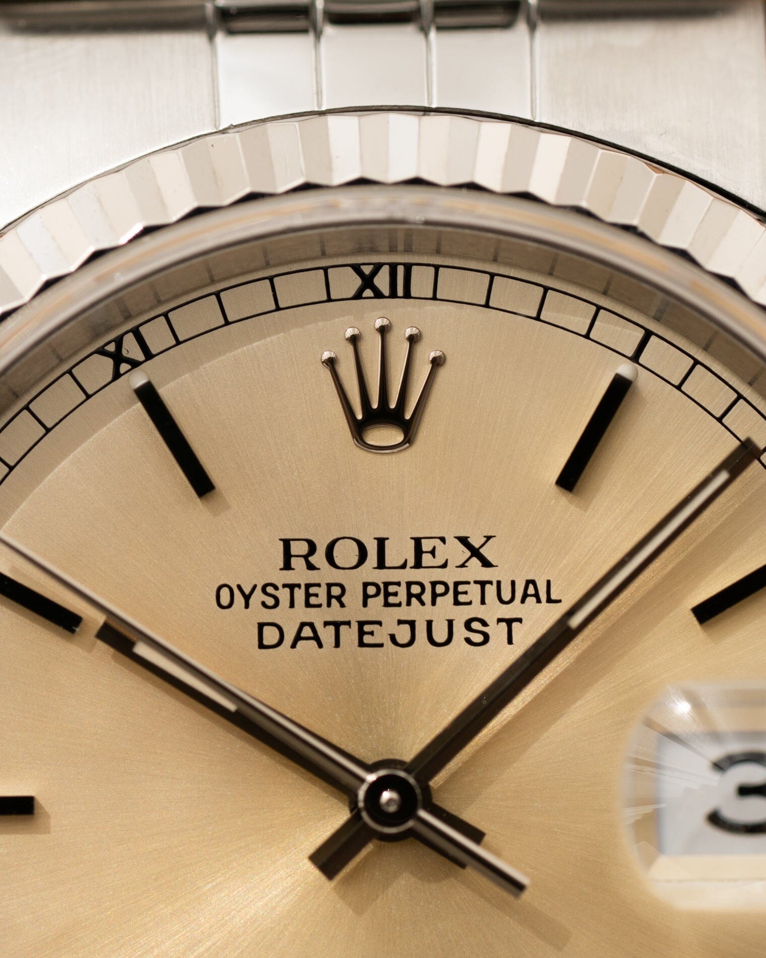 Rolex デイトジャスト 16234 アイボリーダイアル Watch ROLEX