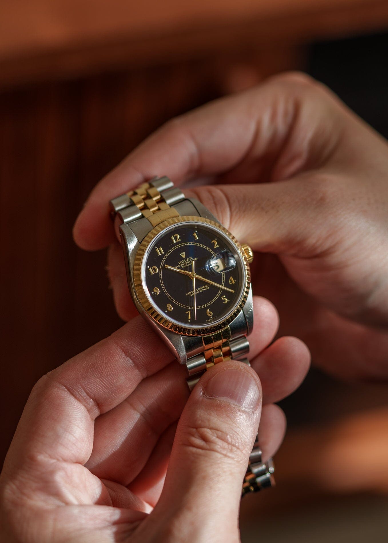 Rolex デイトジャスト 16233 ステラボイラーゲージ Watch ROLEX