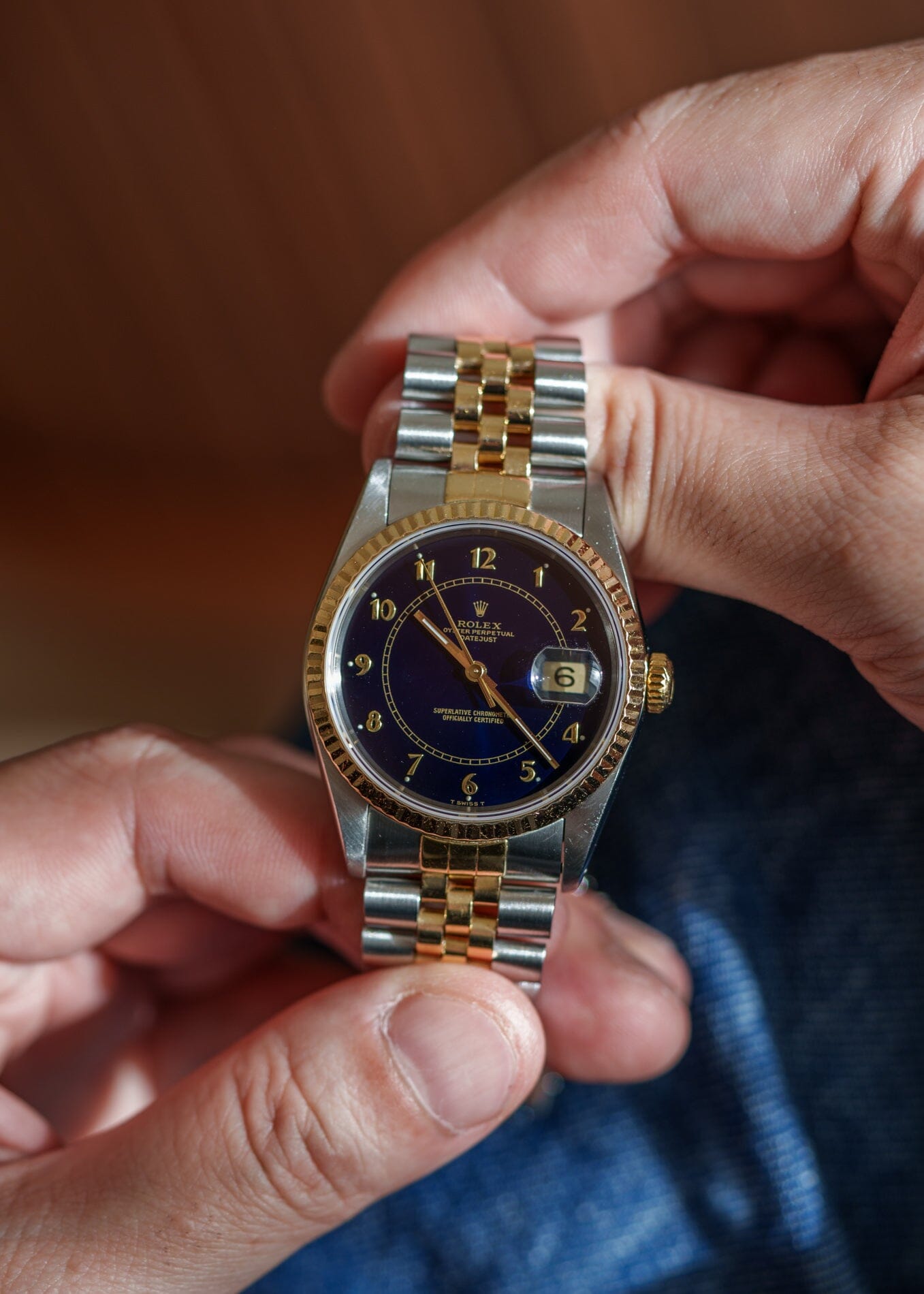 Rolex デイトジャスト 16233 ステラボイラーゲージ Watch ROLEX