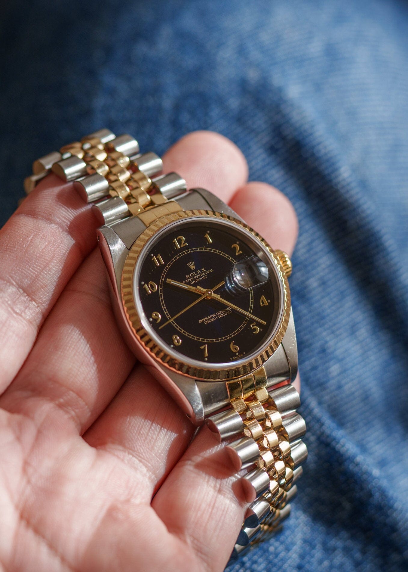 Rolex デイトジャスト 16233 ステラボイラーゲージ Watch ROLEX