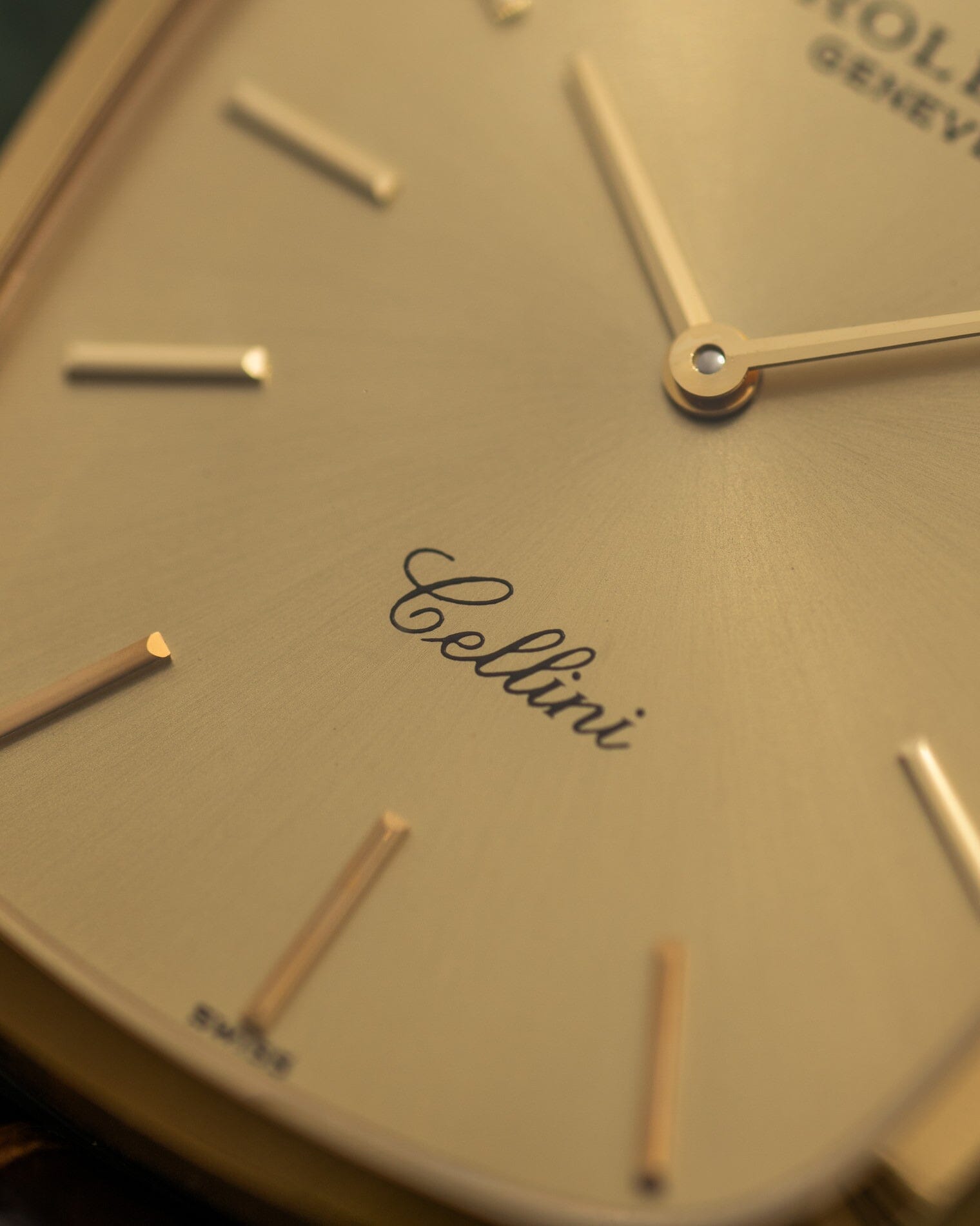 Rolex チェリーニ 4113 YG シャンパンダイアル フルセット Watch ROLEX