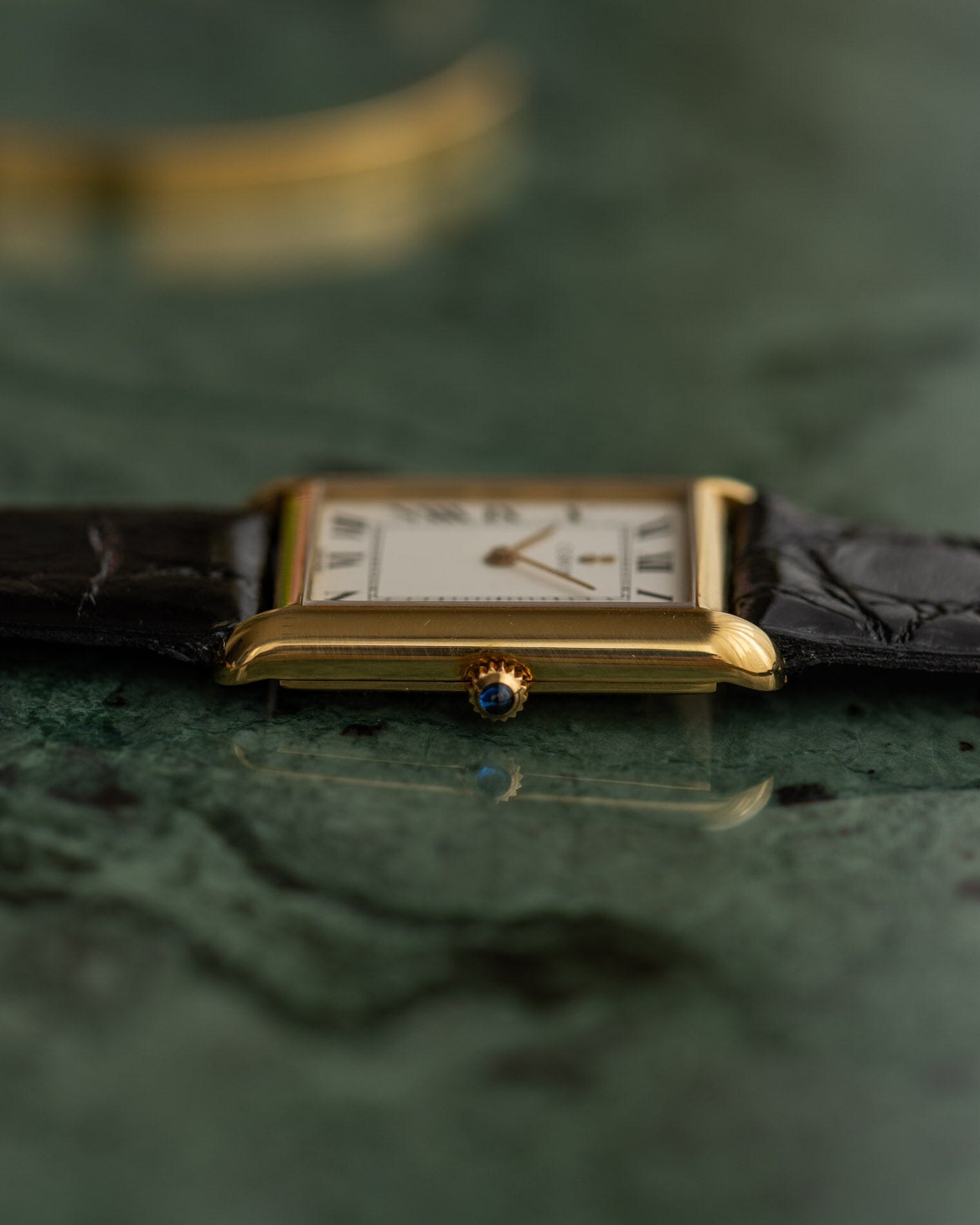 CORUM レクタングル YG ホワイトローマン Watch CORUM