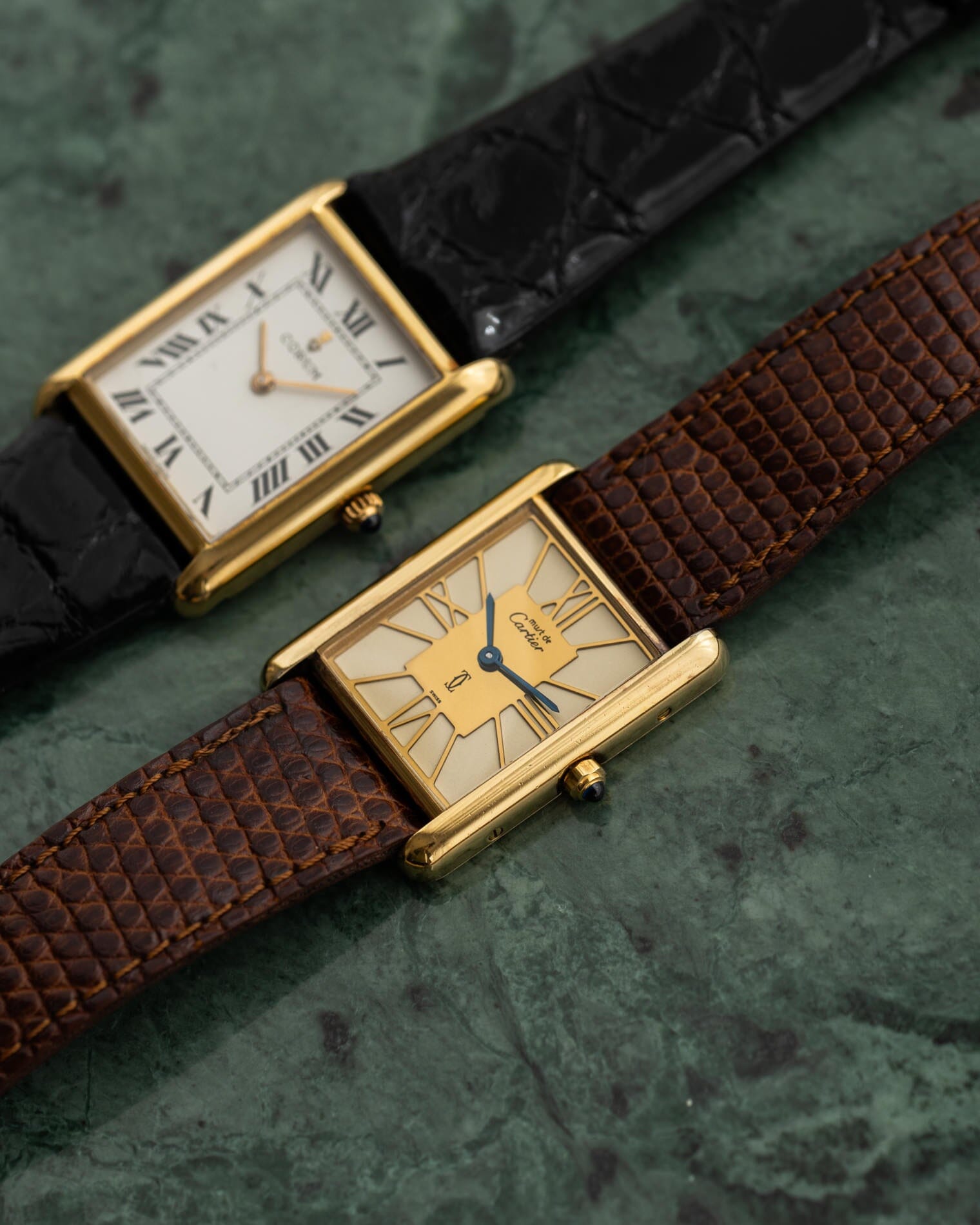 must de Cartier Tank Big Roman Dial Watch CARTIER