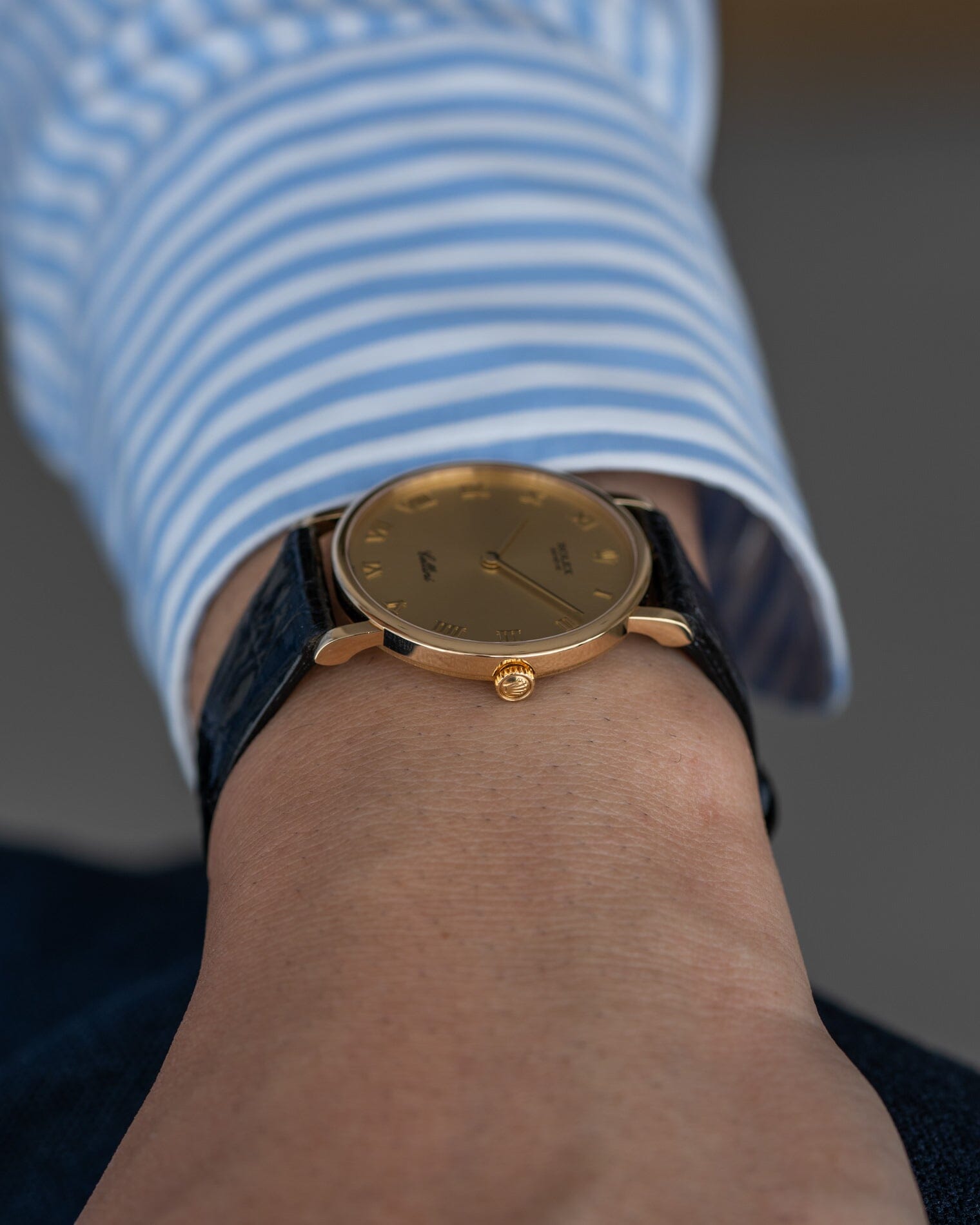 Rolex チェリーニ 5112 YG シャンパンローマン 箱保証書付き Watch ROLEX