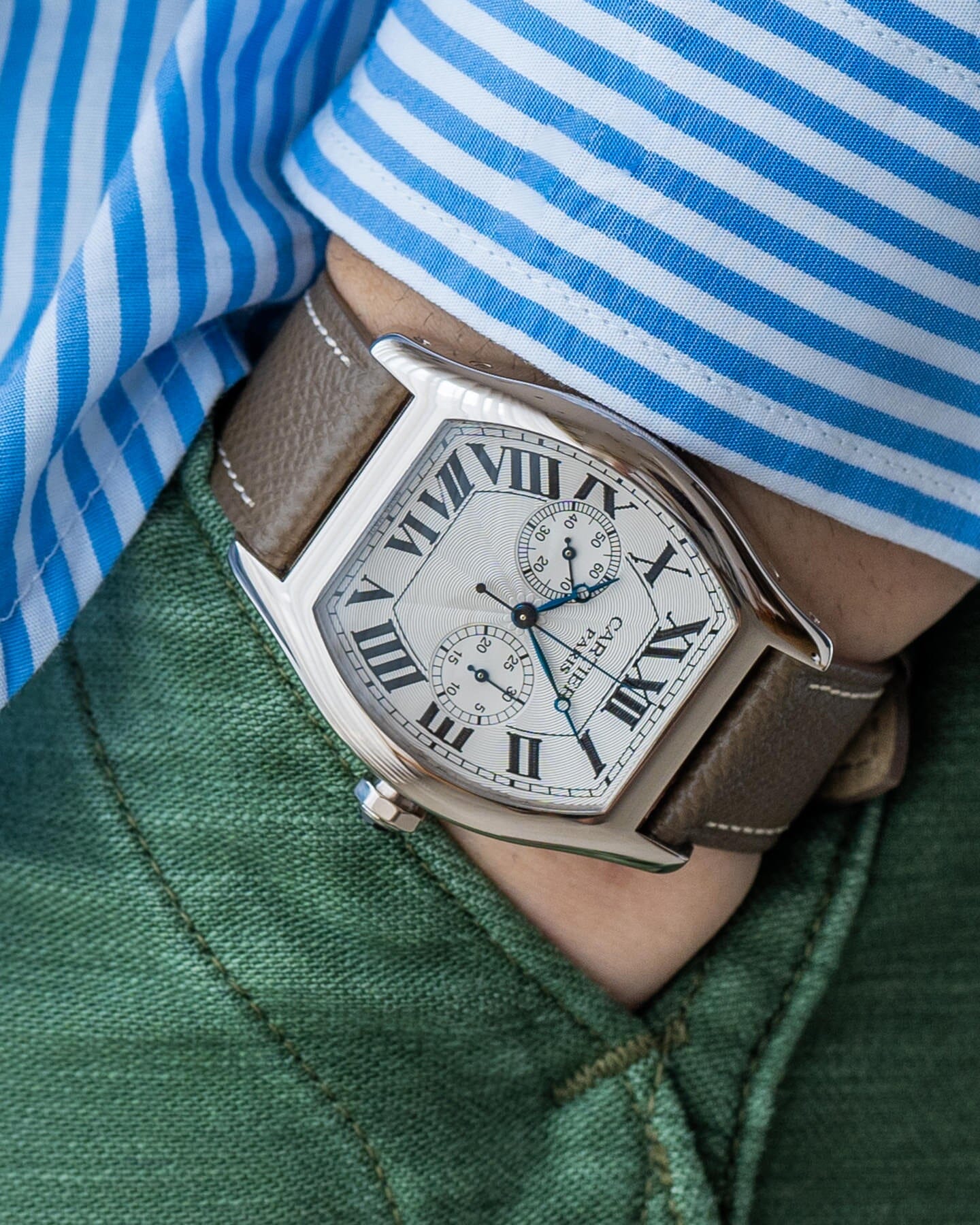 Cartier トーチュ 2762 WG モノプッシャークロノグラフ CPCP Watch CARTIER