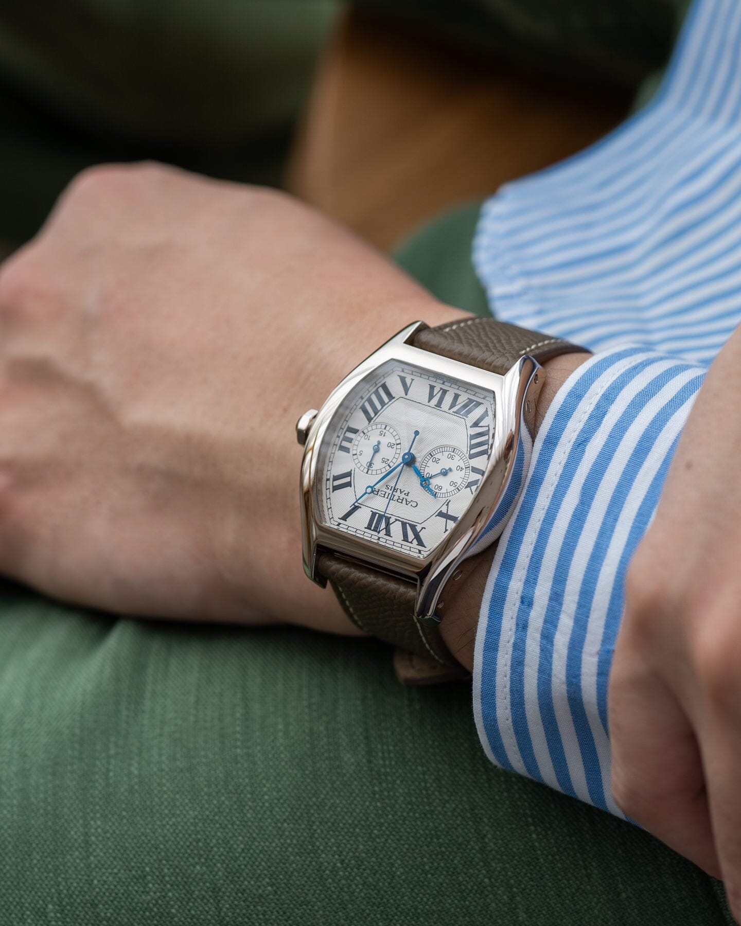 Cartier トーチュ 2762 WG モノプッシャークロノグラフ CPCP Watch CARTIER