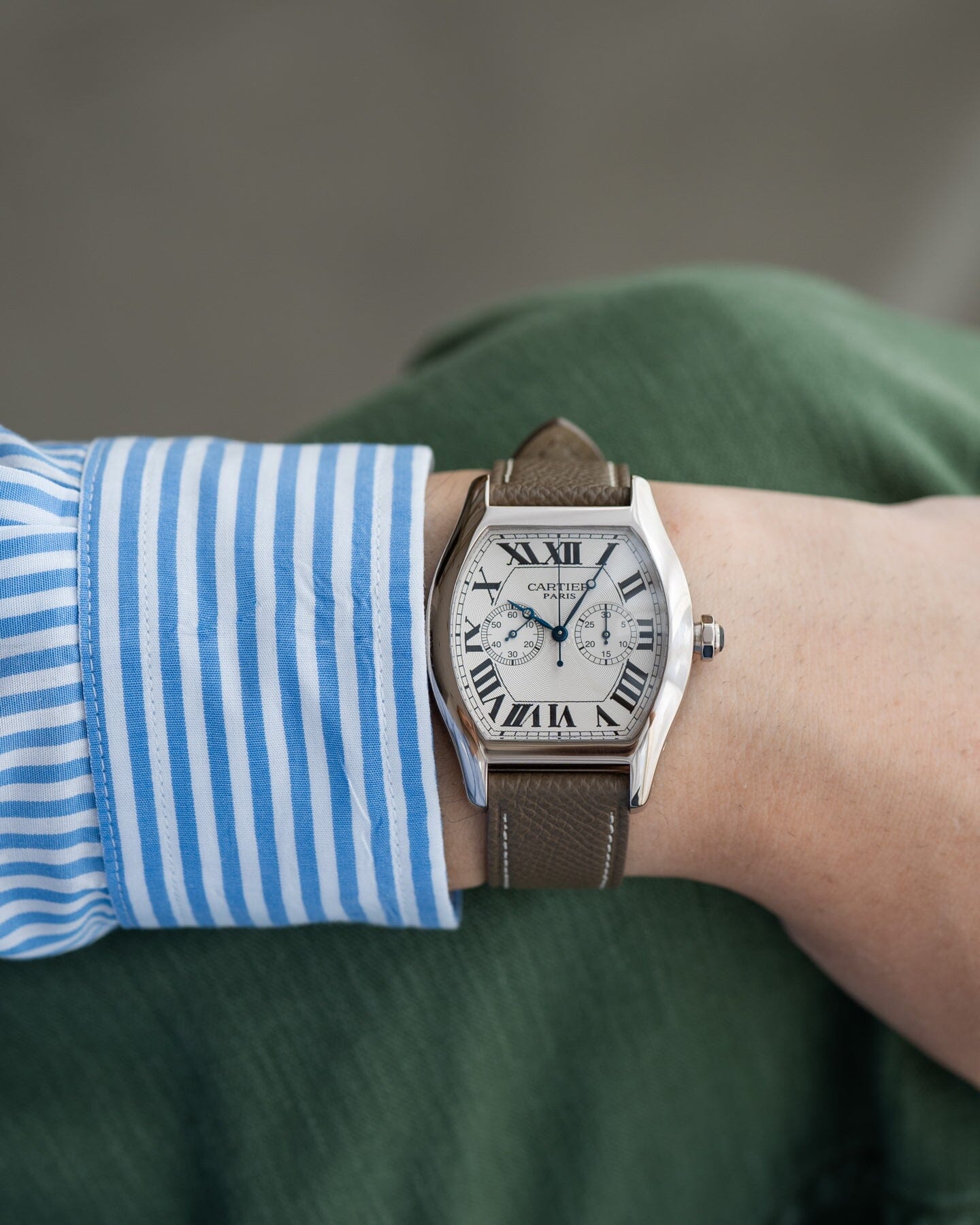 Cartier トーチュ 2762 WG モノプッシャークロノグラフ CPCP Watch CARTIER