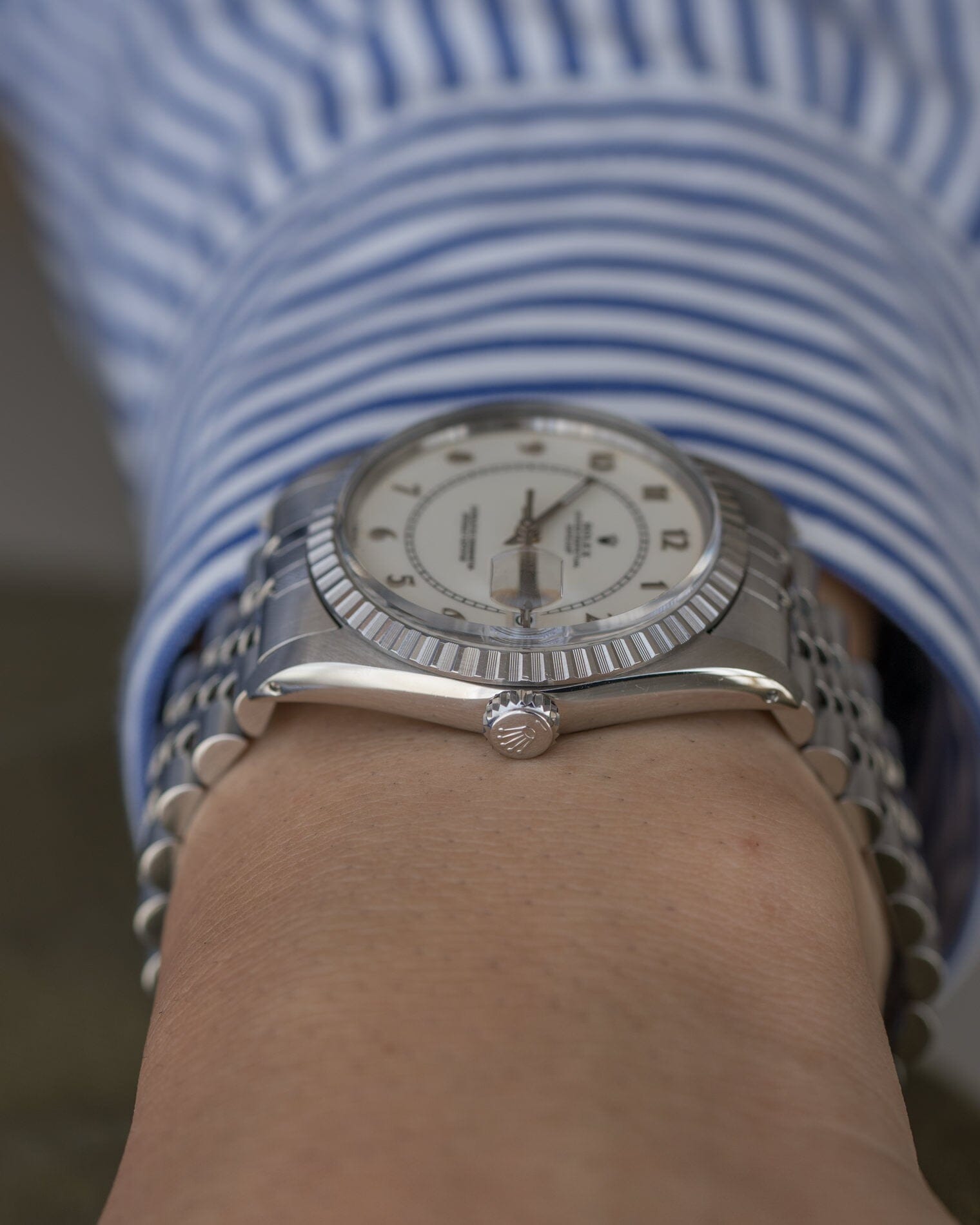 Rolex デイトジャスト 16030 ホワイトボイラーゲージ Watch ROLEX