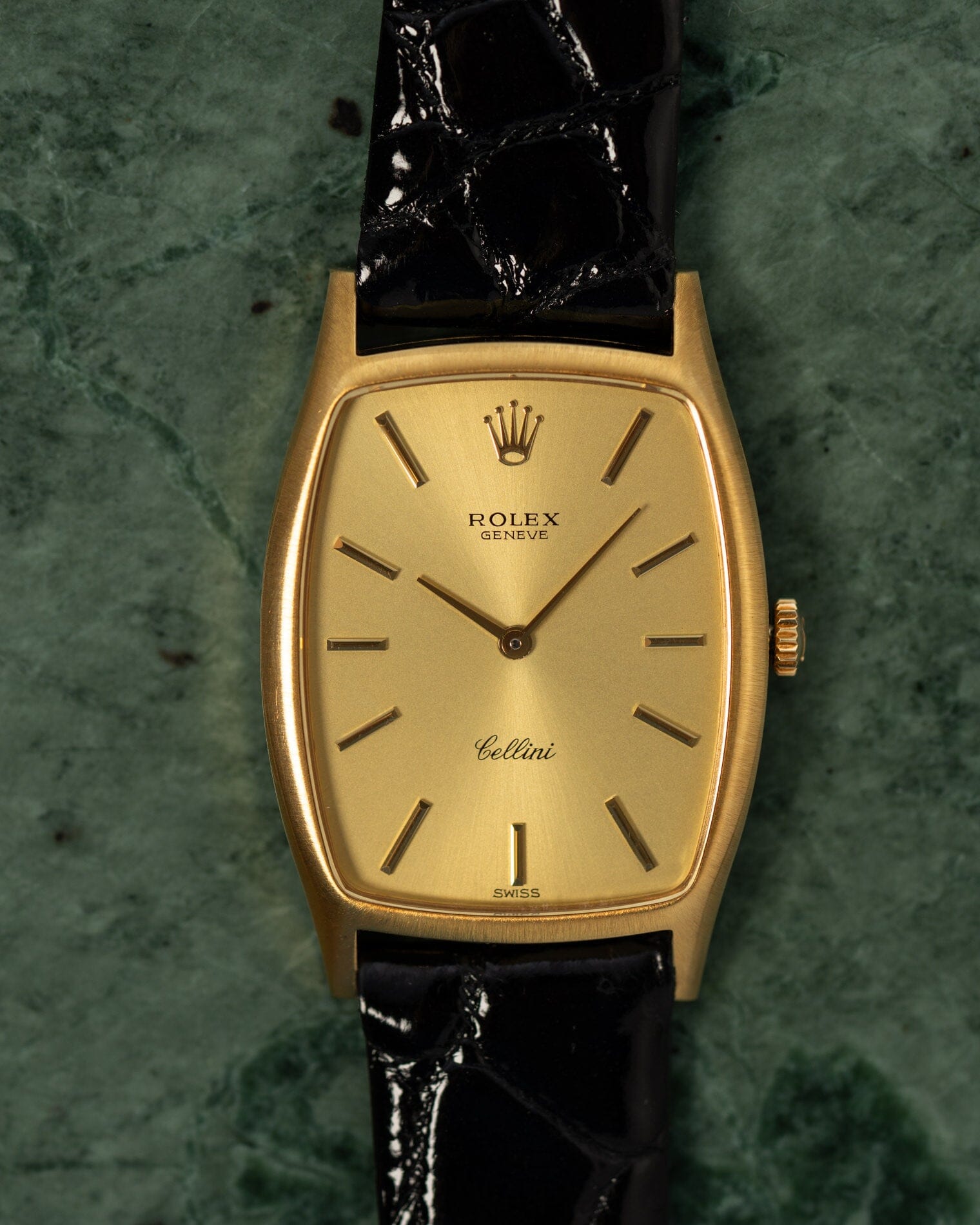 Rolex チェリーニ 3807 YG シャンパンダイアル 裏蓋シールあり Watch ROLEX