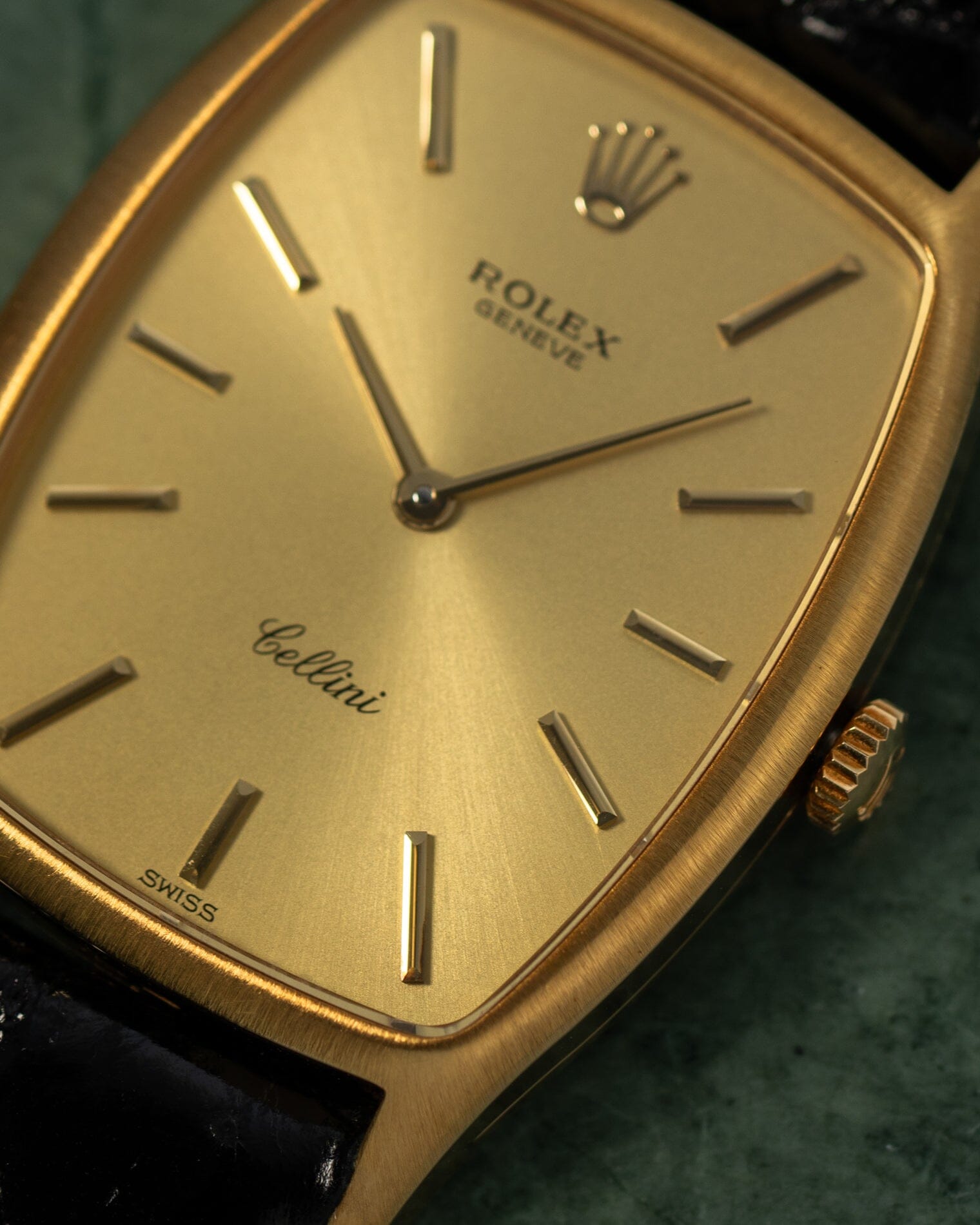 Rolex チェリーニ 3807 YG シャンパンダイアル 裏蓋シールあり Watch ROLEX
