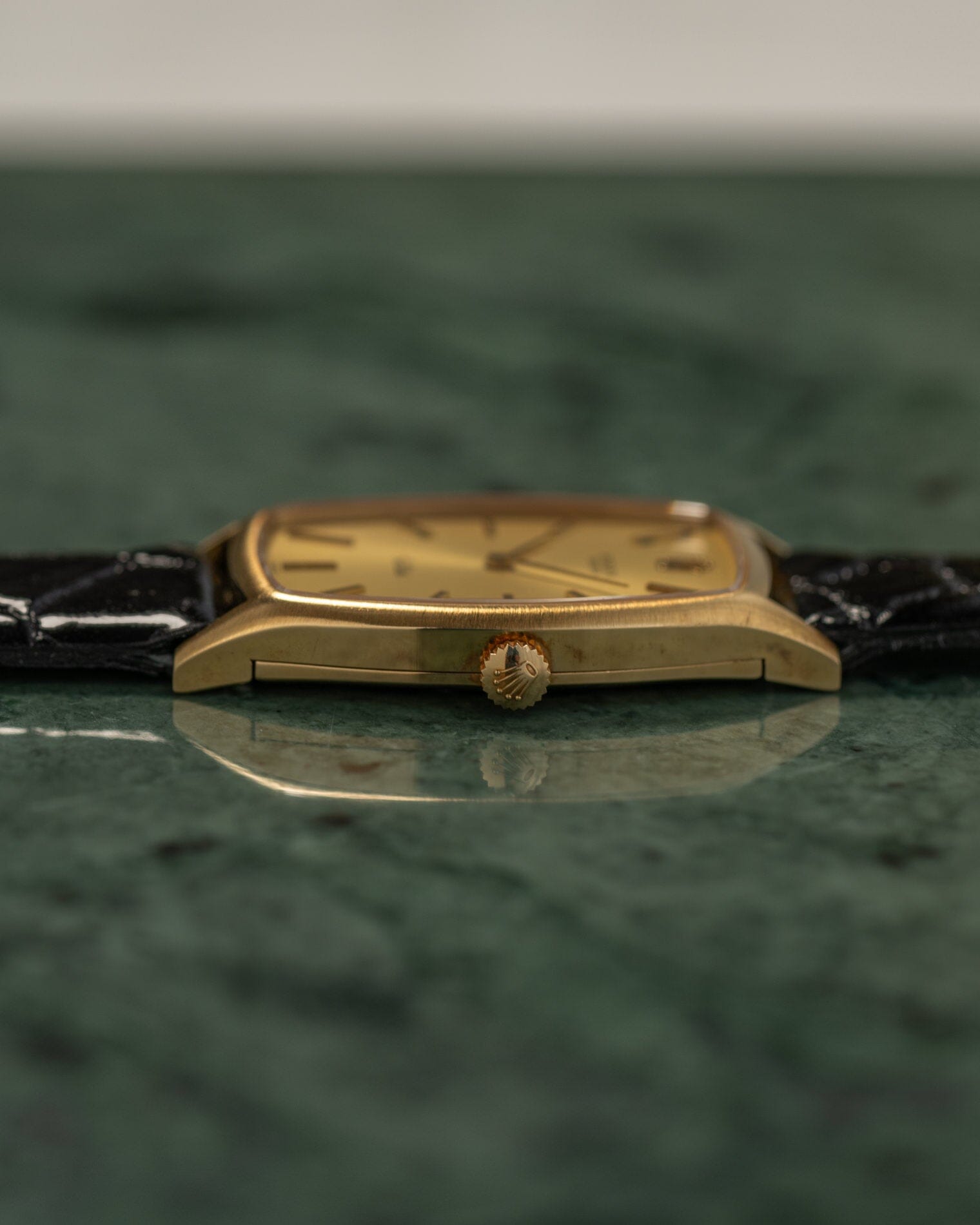 Rolex チェリーニ 3807 YG シャンパンダイアル 裏蓋シールあり Watch ROLEX