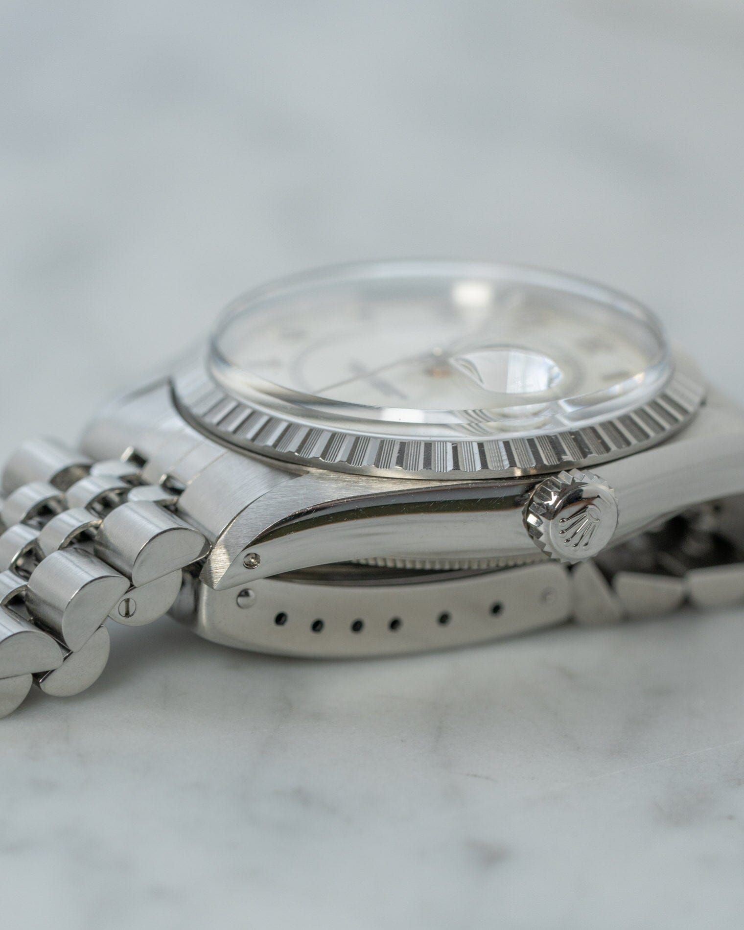 Rolex デイトジャスト 16030 ホワイトボイラーゲージ Watch ROLEX