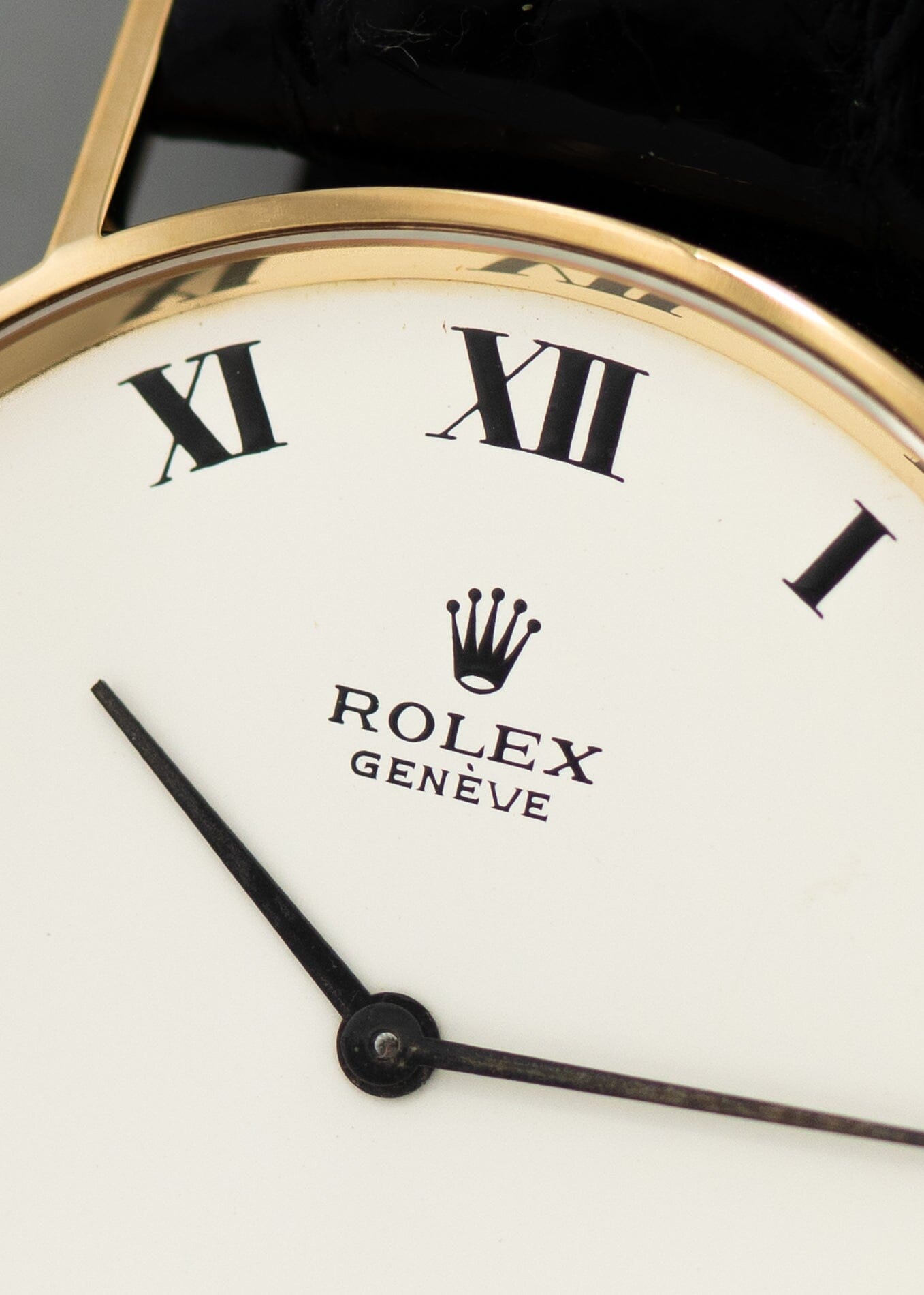 Rolex チェリーニ 3833 YG ホワイトローマン 箱付き Watch ROLEX