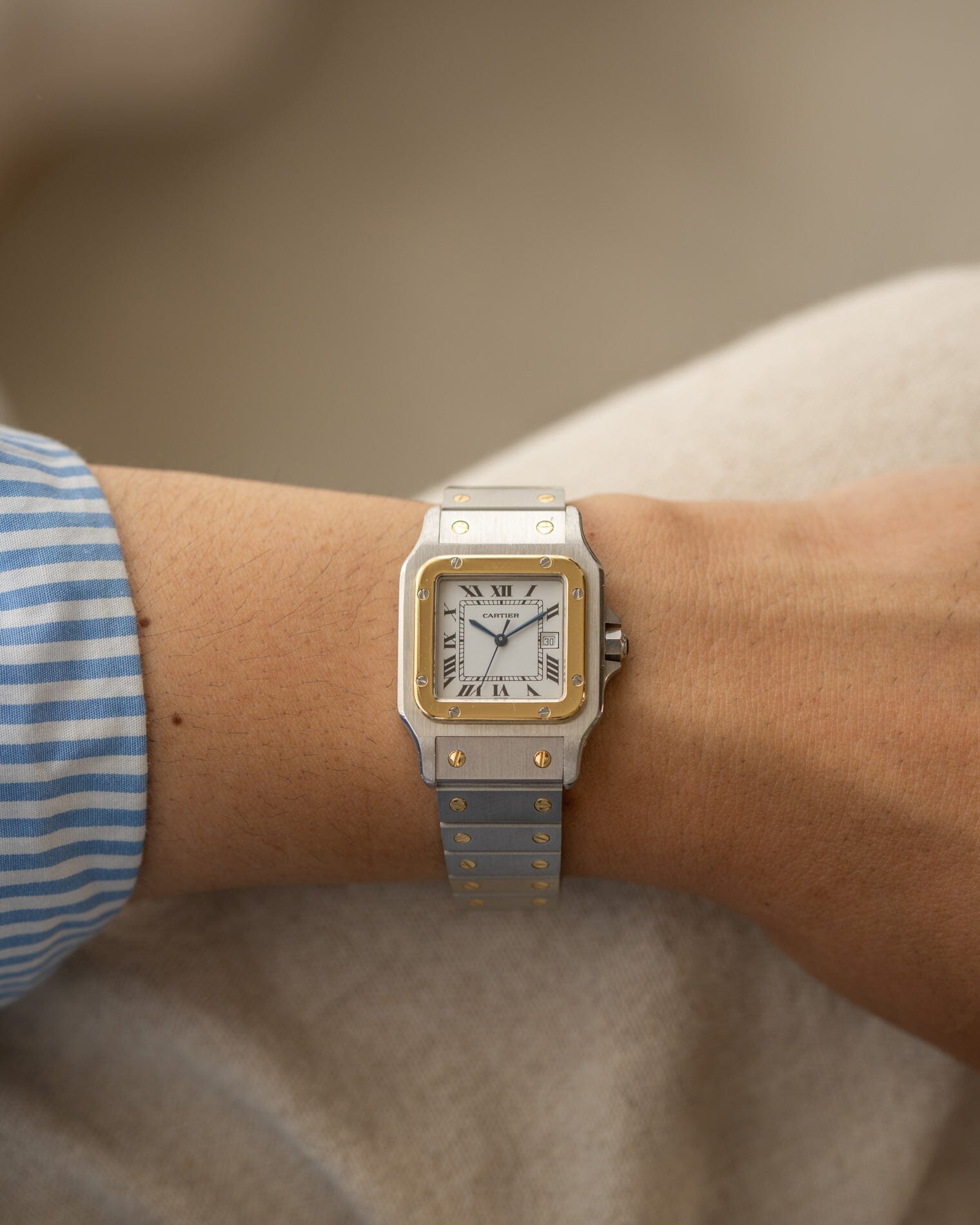 カルティエ サントスガルベ LM 2961 国際永久保証書付き Watch CARTIER