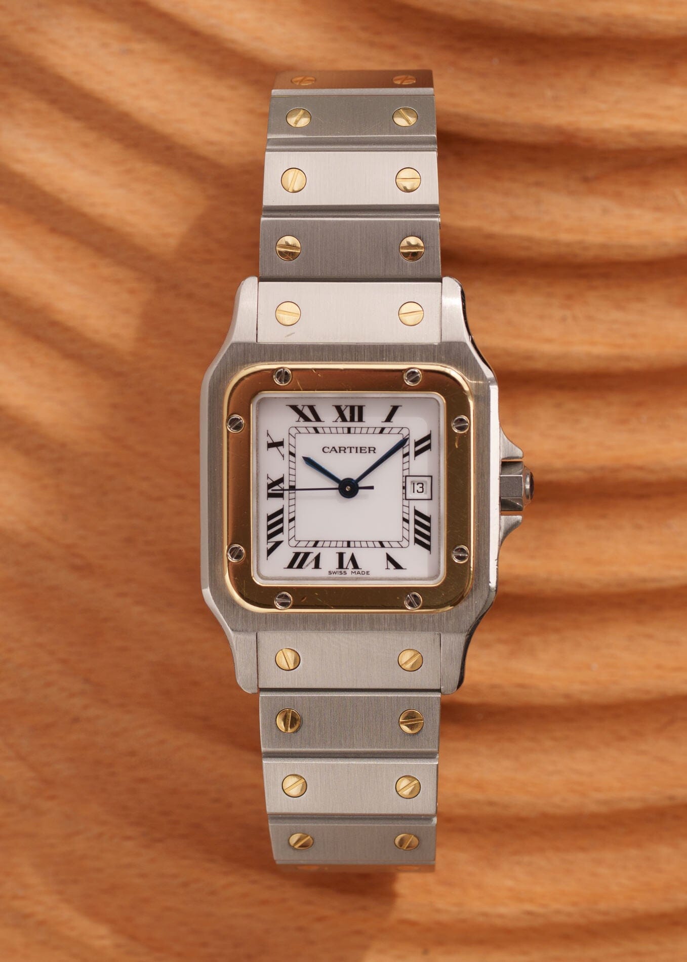 Cartier サントスガルベ LM 2961 自動巻き 国際永久保証書付き Watch CARTIER