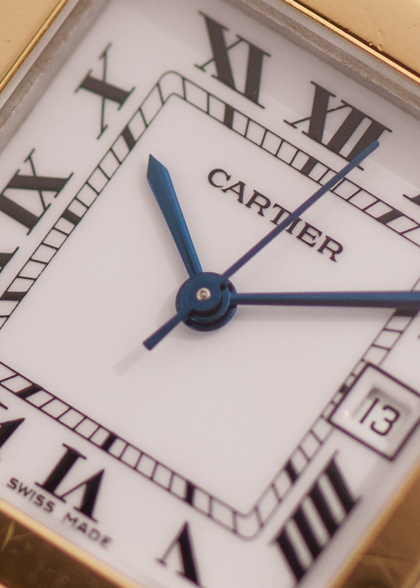Cartier サントスガルベ LM 2961 自動巻き 国際永久保証書付き Watch CARTIER