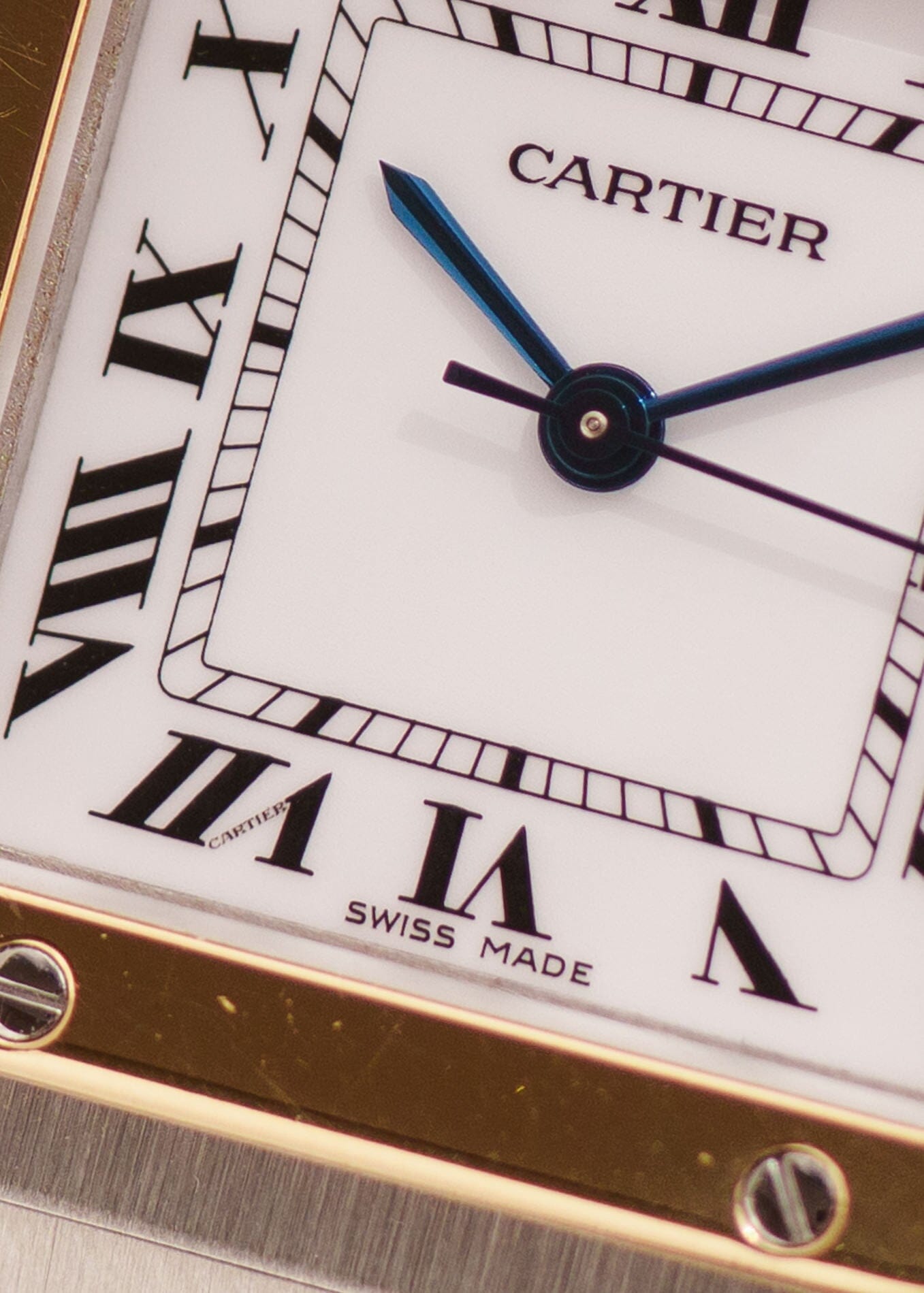 Cartier サントスガルベ LM 2961 自動巻き 国際永久保証書付き Watch CARTIER
