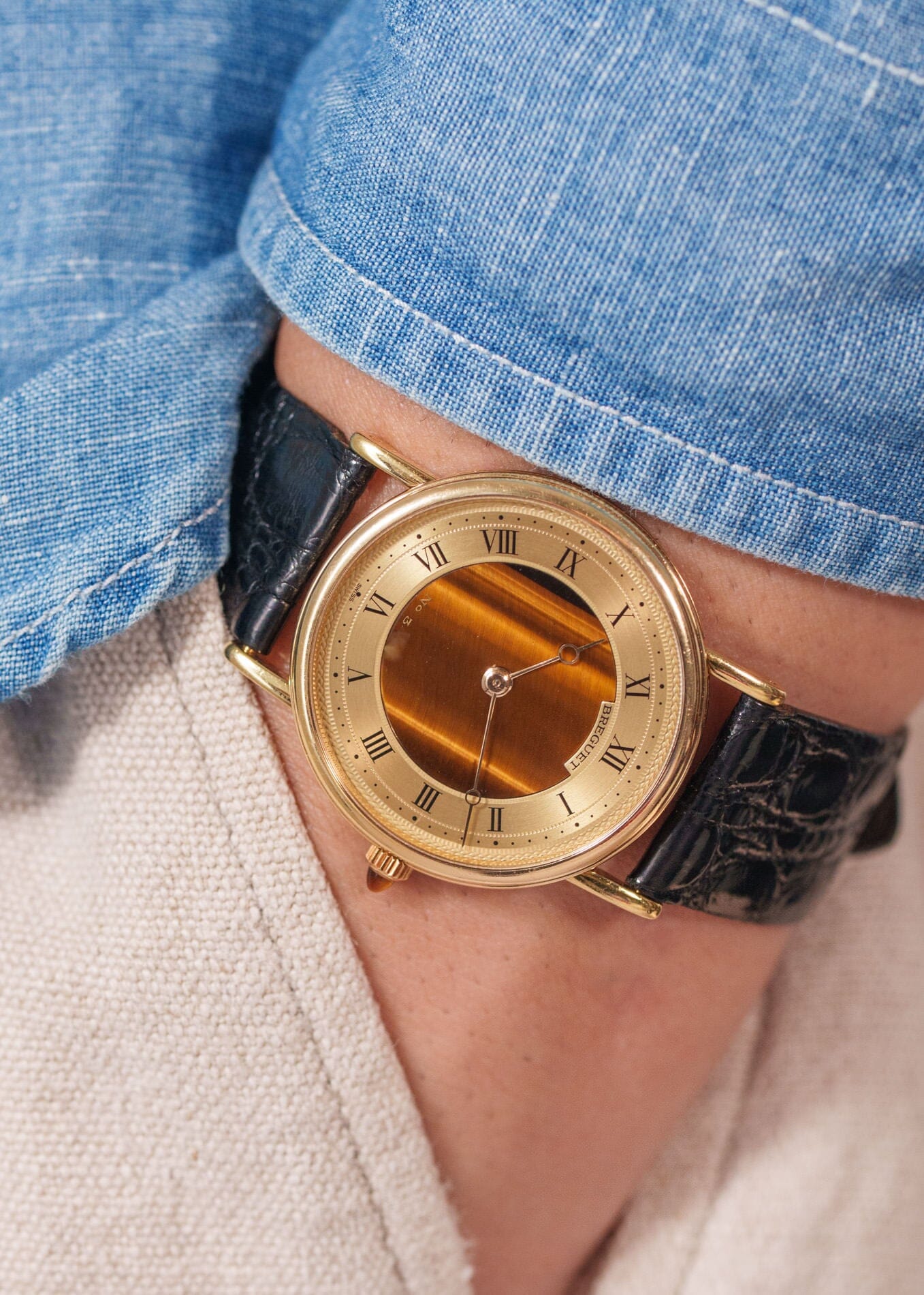 Breguet クラシック YG タイガーアイ 手巻き Cal.839 Watch BREGUET