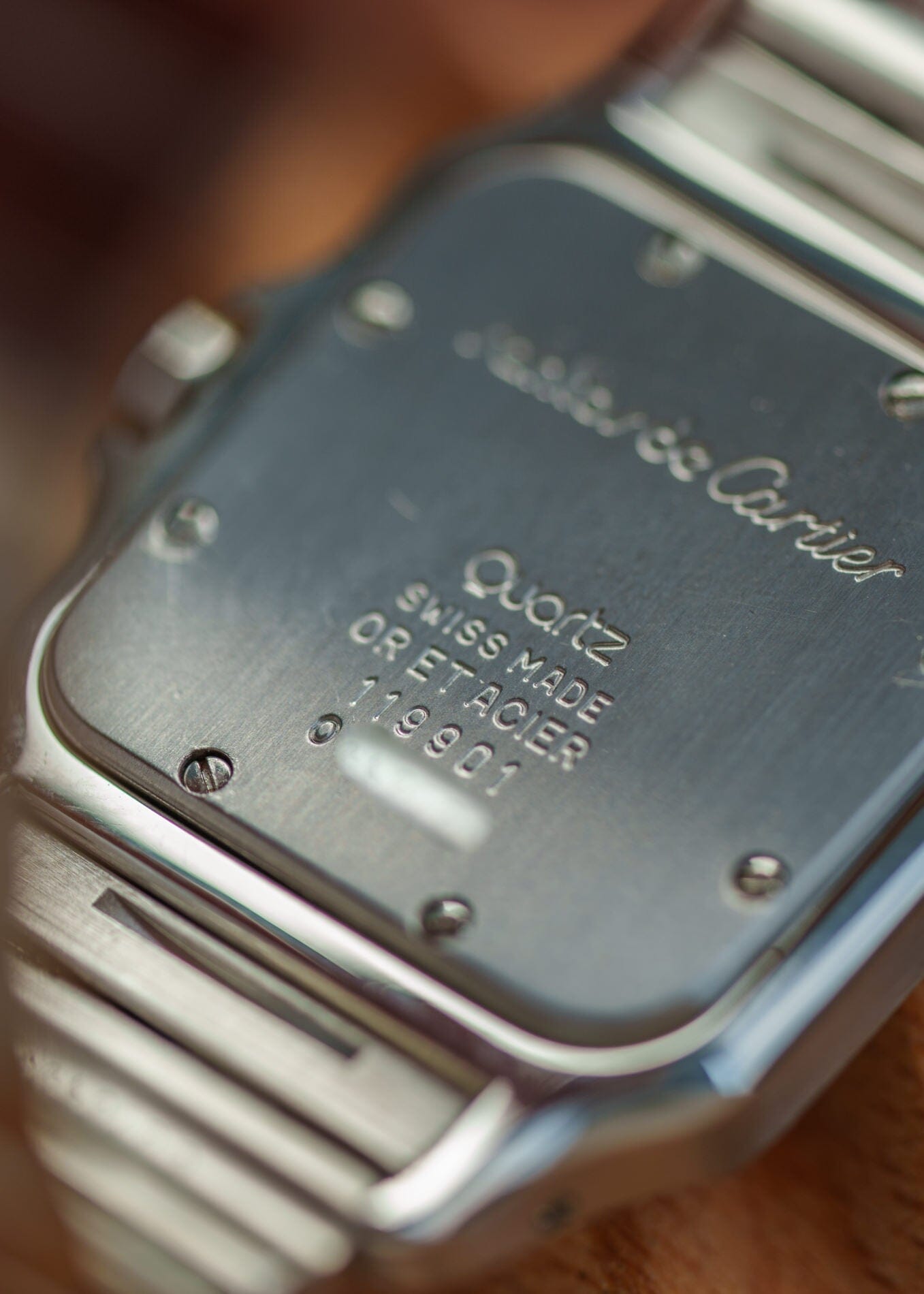 Cartier サントスガルベ LM 119901 ムーンフェイズ Watch CARTIER