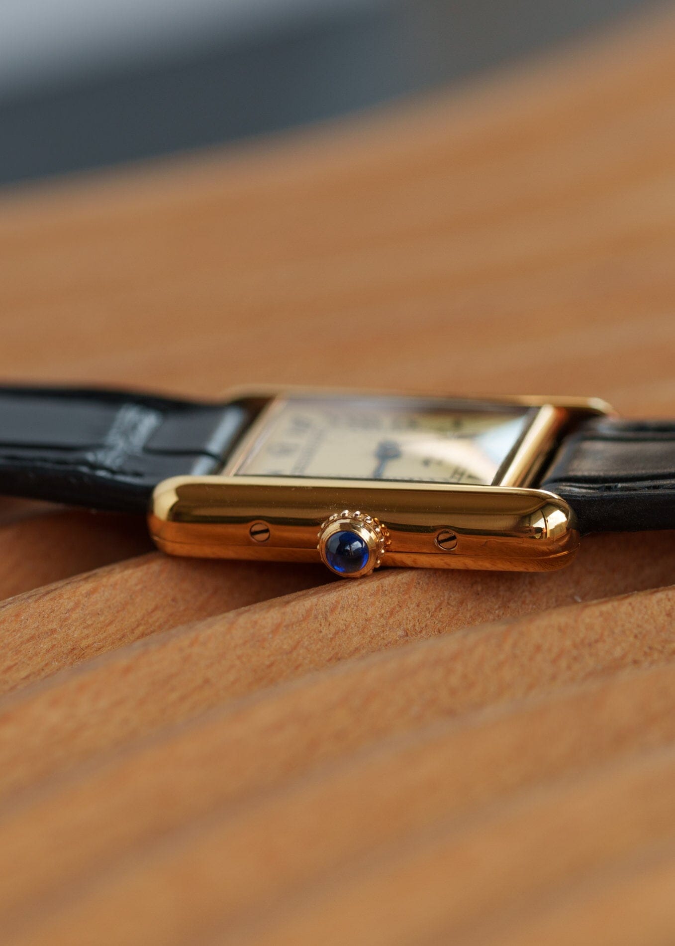 カルティエ マストタンク SM アイボリーローマン QZ Watch CARTIER