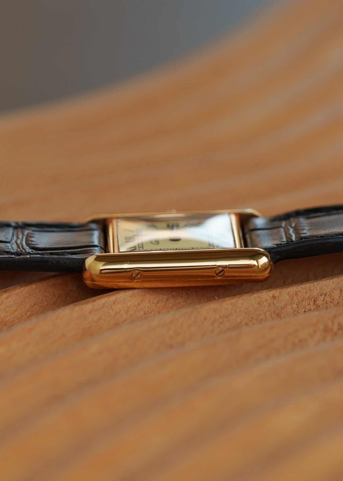 カルティエ マストタンク SM アイボリーローマン QZ Watch CARTIER