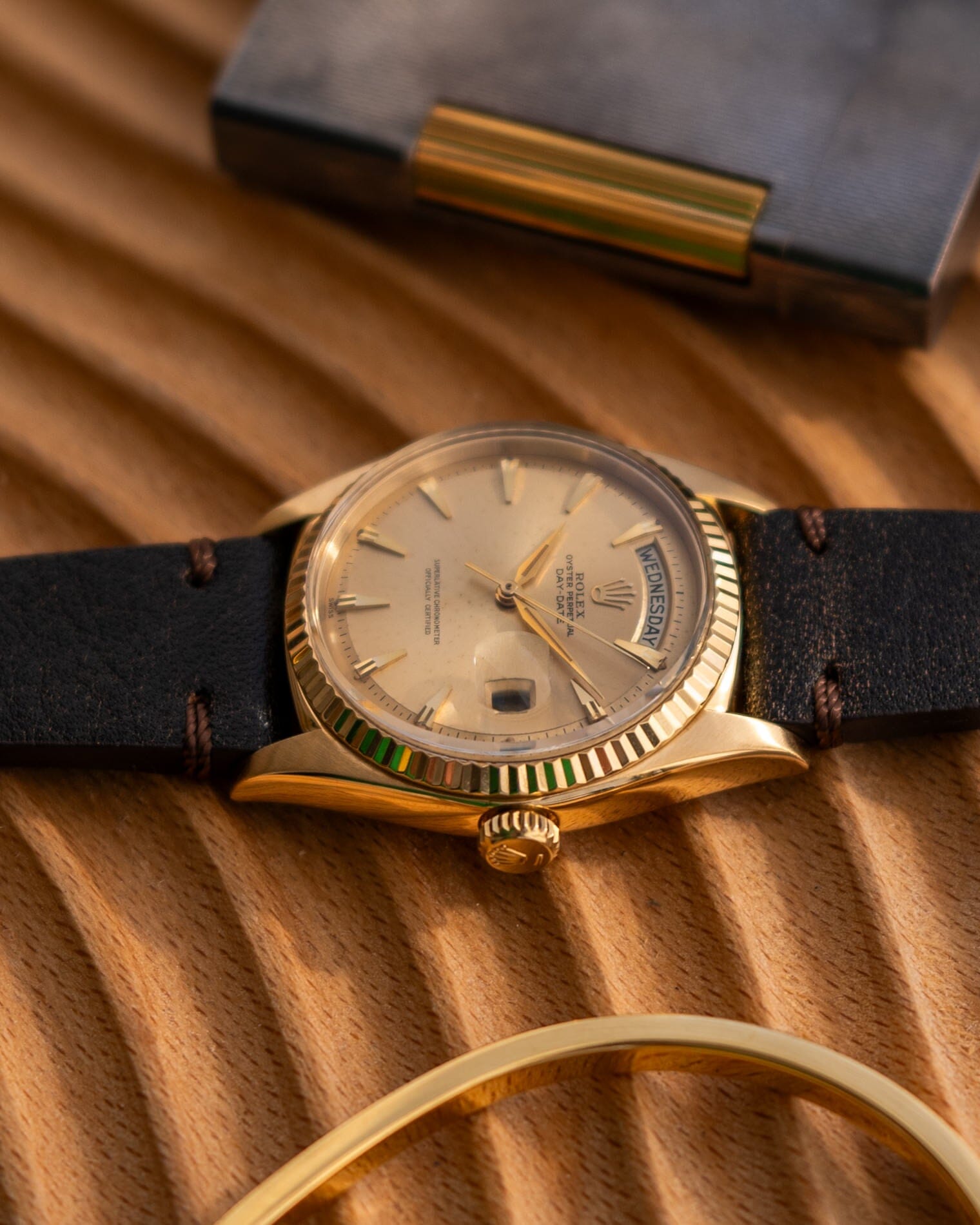 ROLEX デイデイト 1803 YG シャンパンダイアル Watch ROLEX
