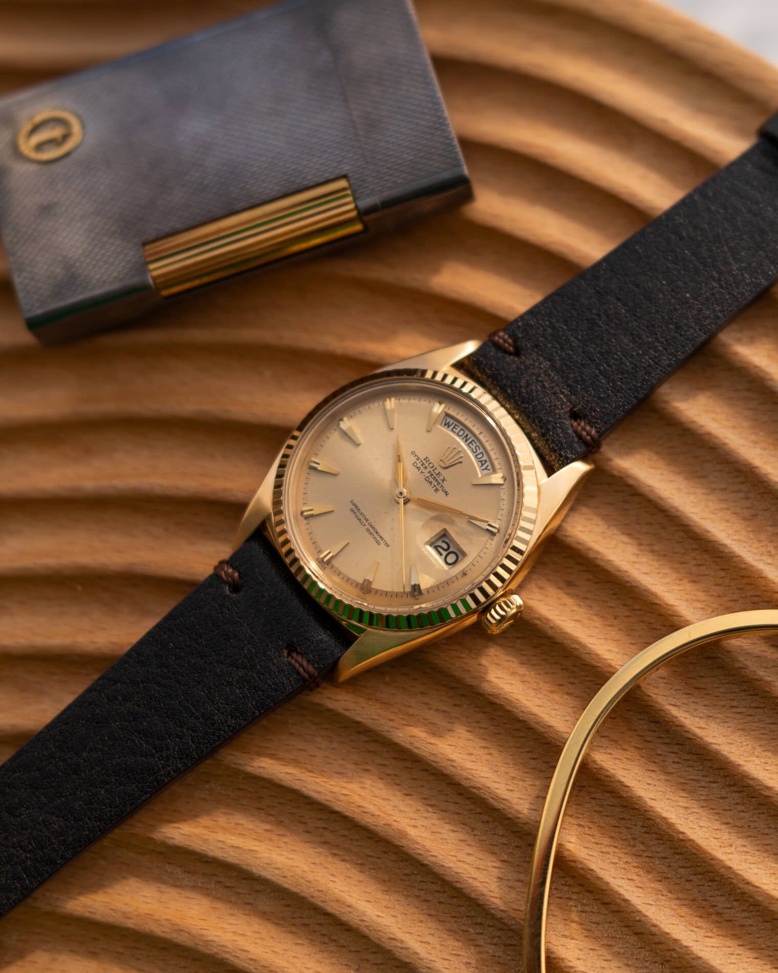 ROLEX デイデイト 1803 YG シャンパンダイアル Watch ROLEX