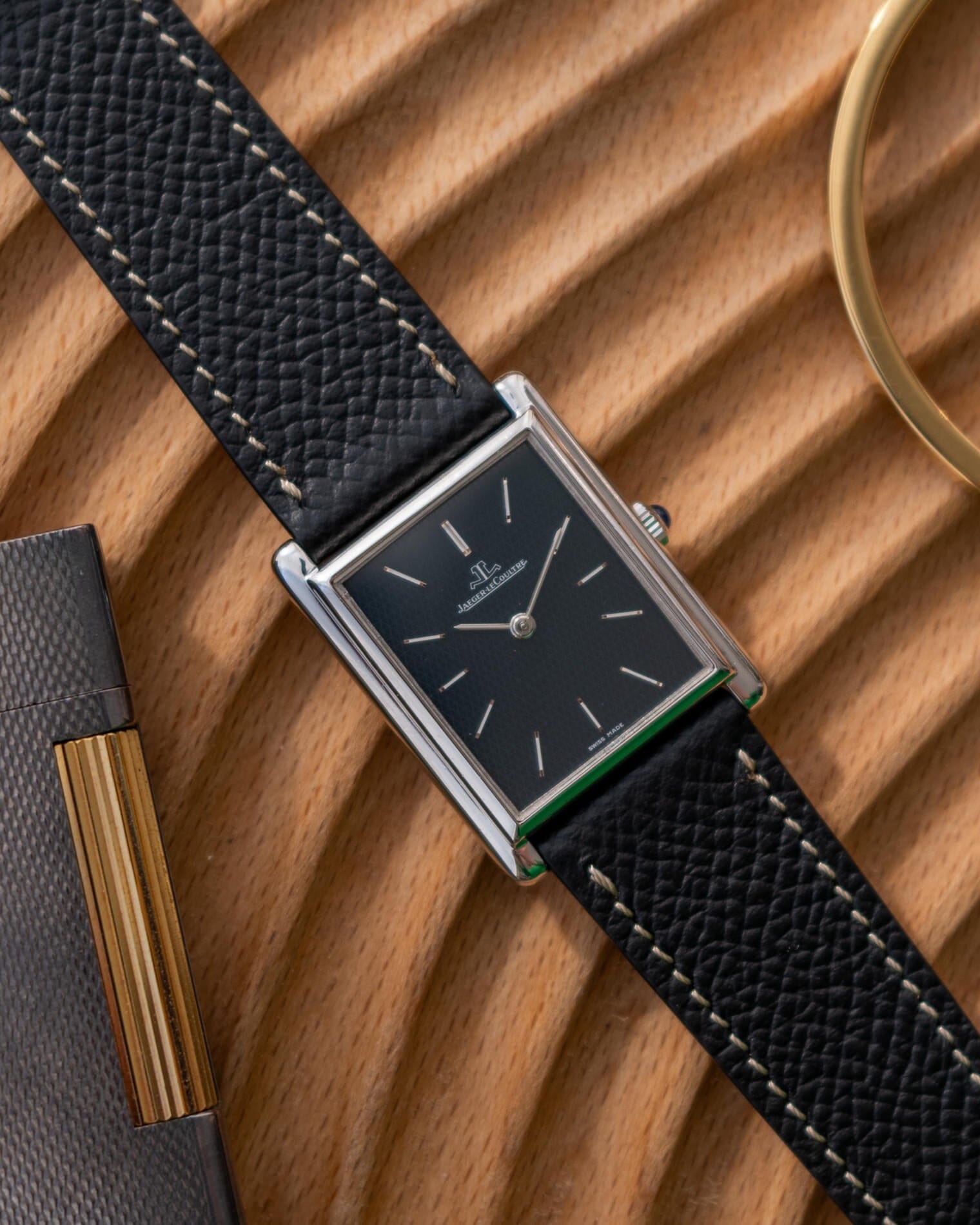 Jaeger-LeCoultre レクタングル 6029.22 "タンク" WG ネイビーダイアル Watch Jaeger-LeCoultre