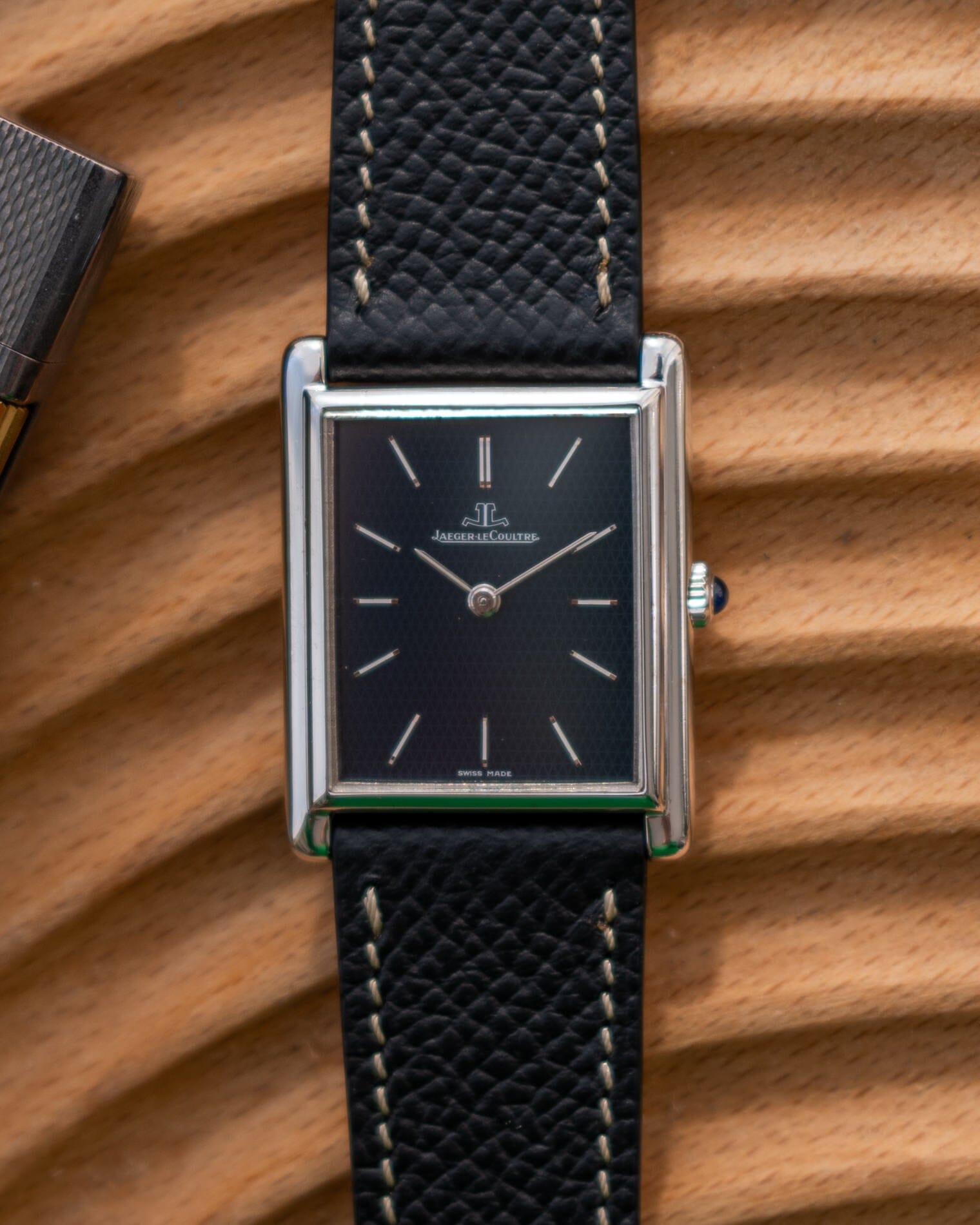 Jaeger-LeCoultre レクタングル 6029.22 "タンク" WG ネイビーダイアル Watch Jaeger-LeCoultre
