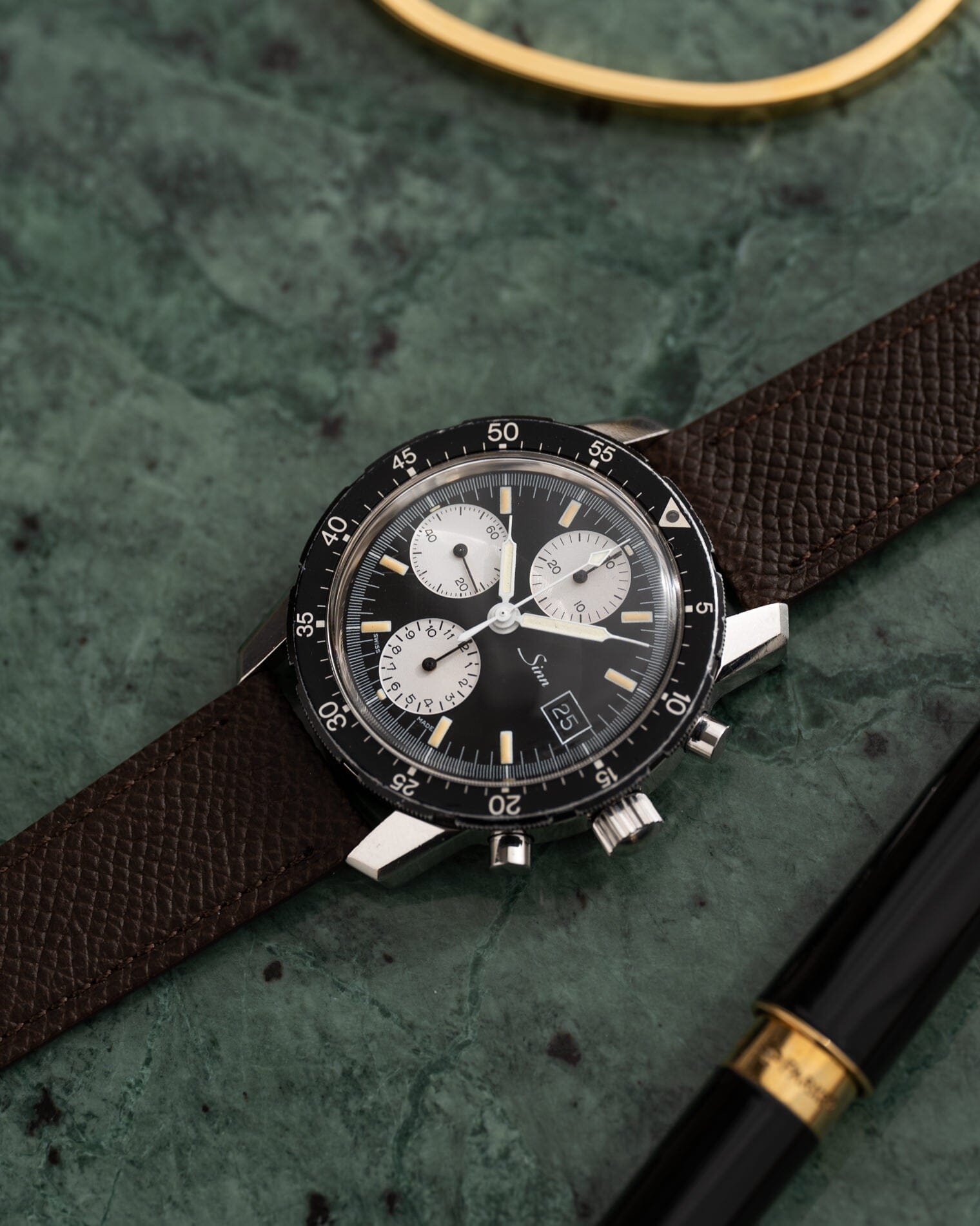 Sinn 103.A クロノグラフ 逆パンダ バルジュー7760 Watch SINN