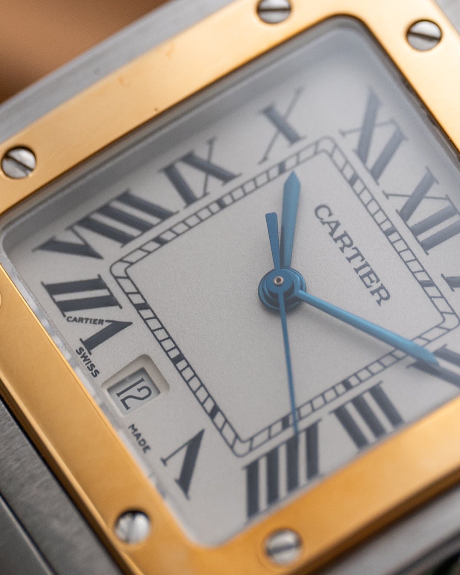 Cartier サントス ガルベ LM アイボリーローマン 新型 箱保証書付 Watch CARTIER